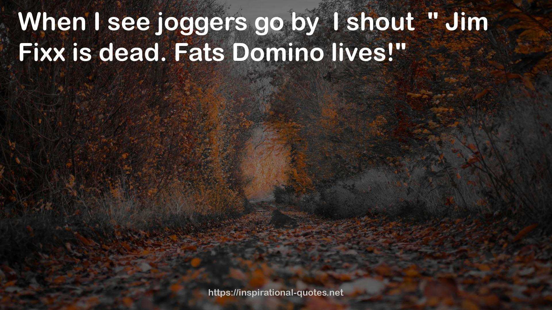 Fats Domino  QUOTES