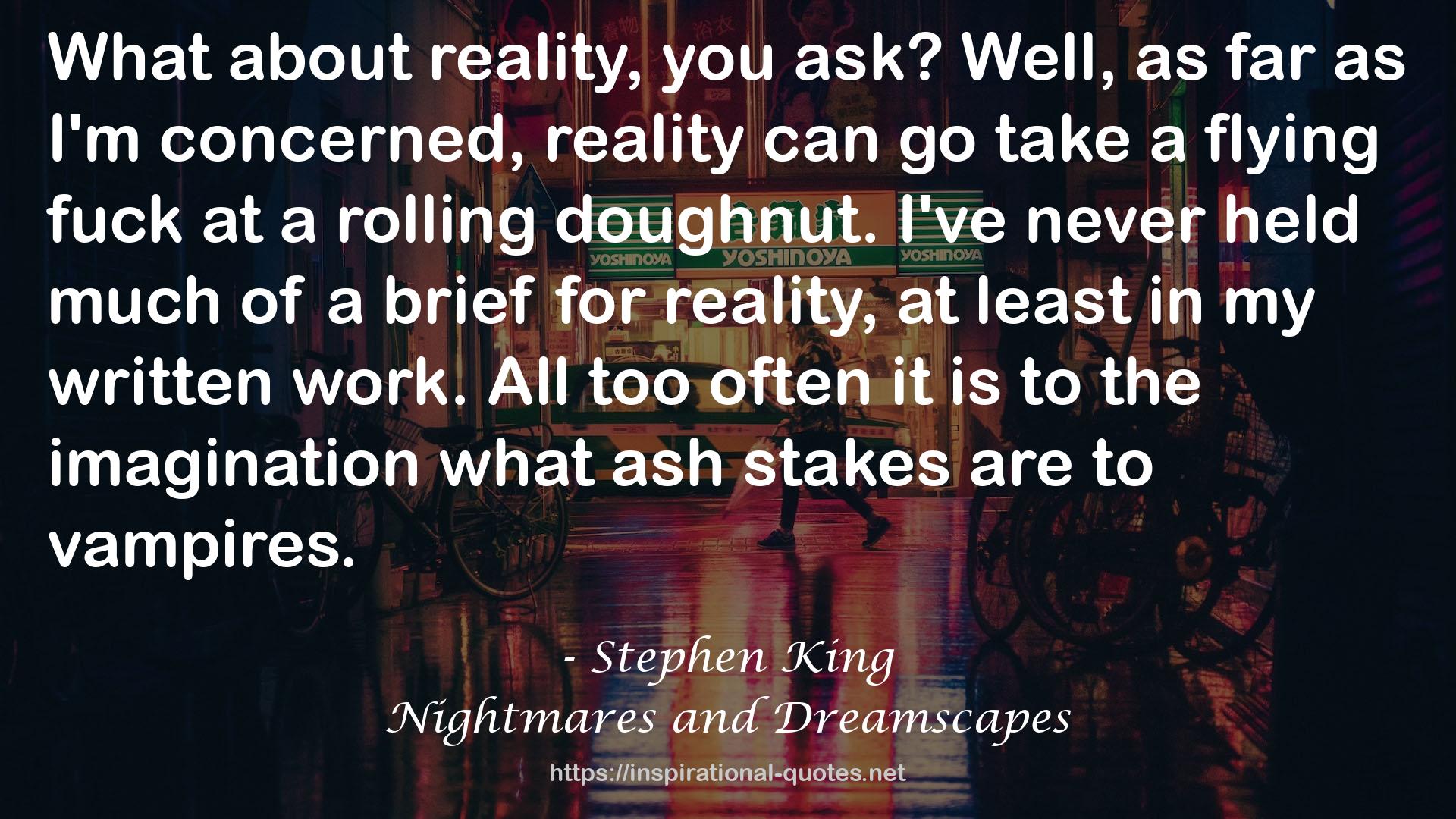 Nightmares and Dreamscapes QUOTES