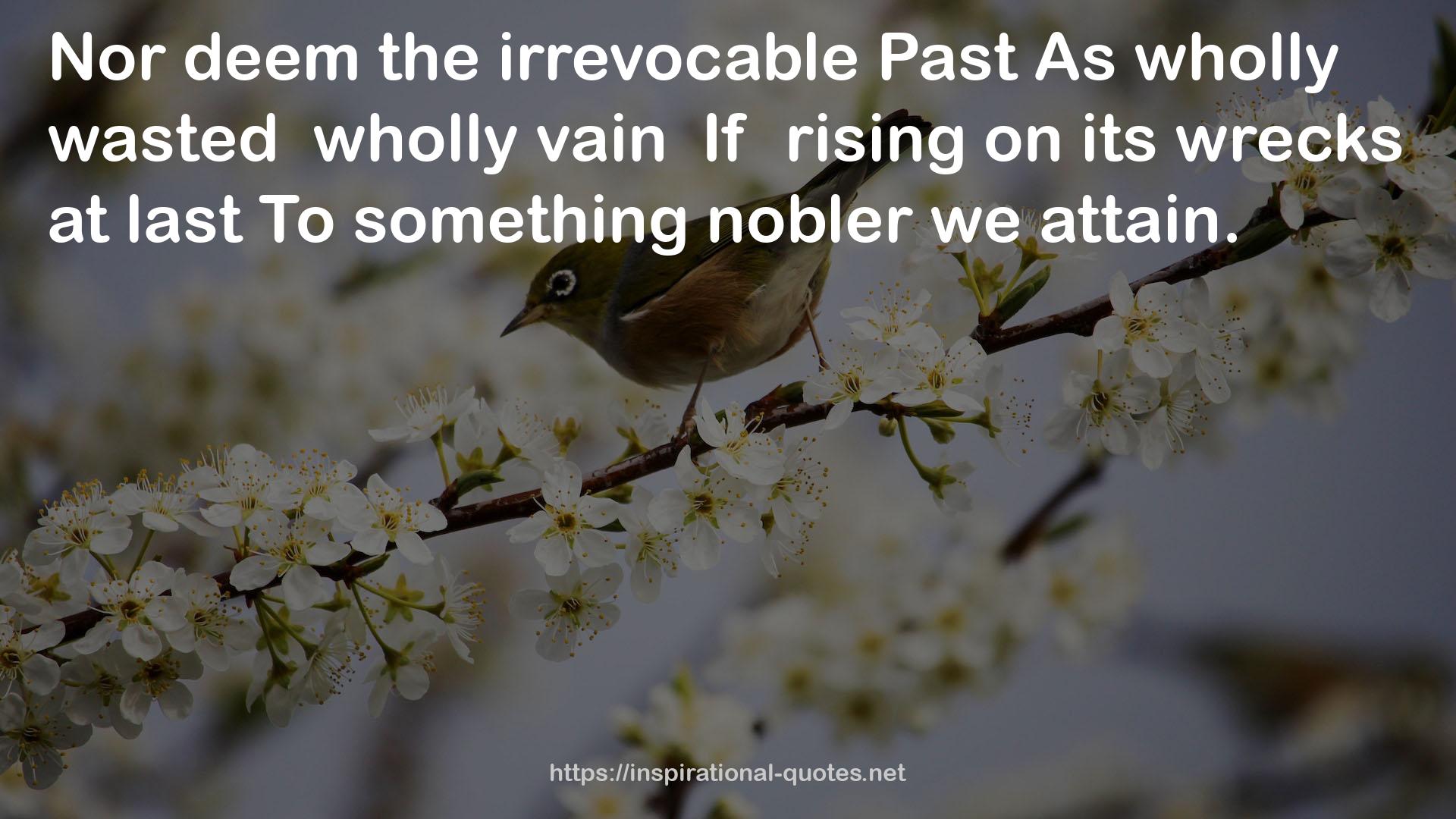 the irrevocable past  QUOTES