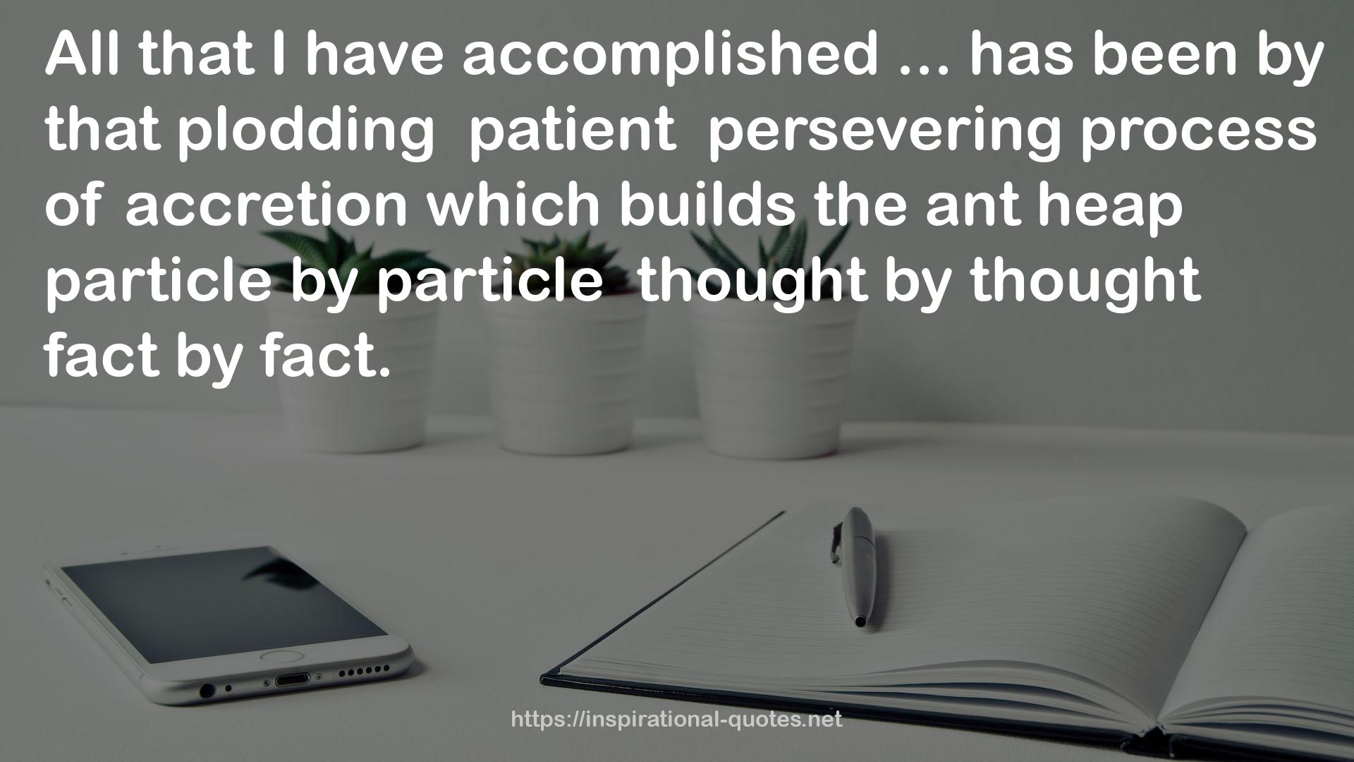 patient  persevering process  QUOTES