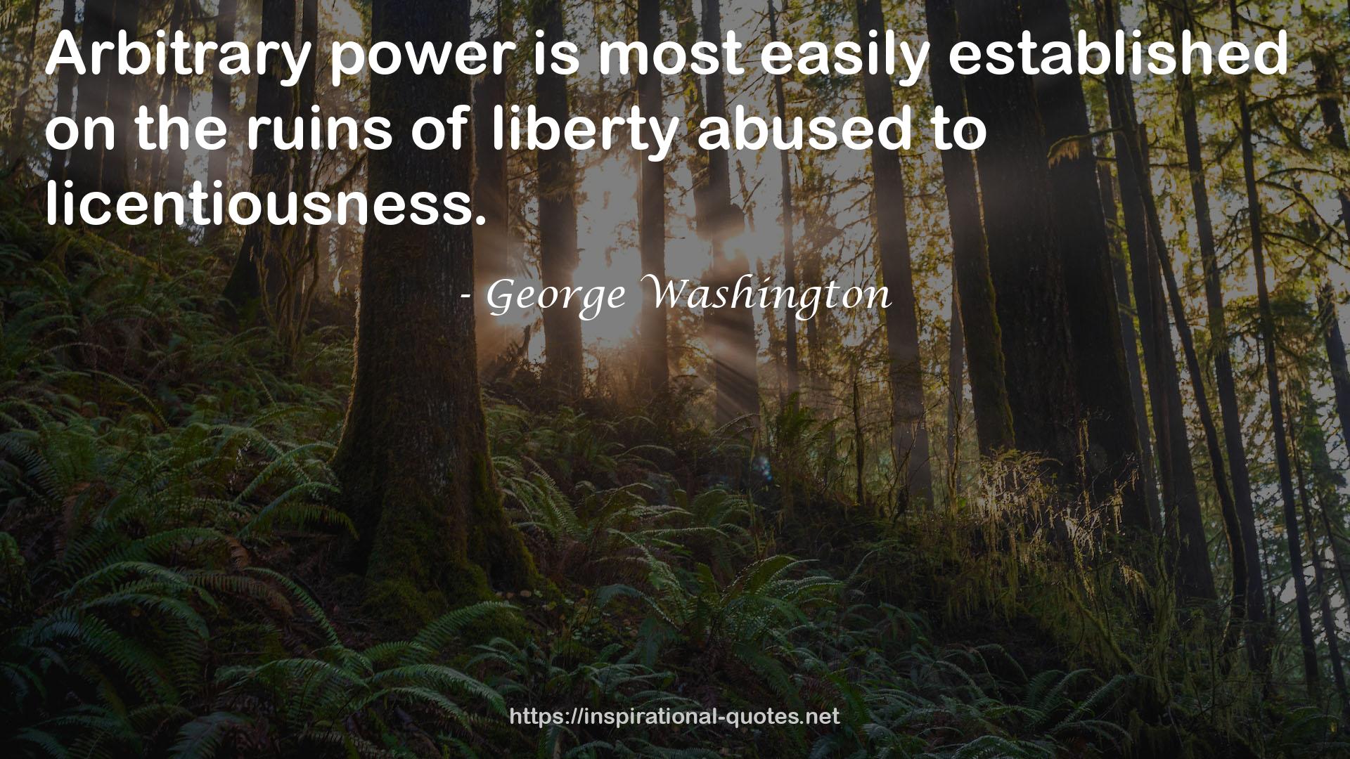 George Washington QUOTES