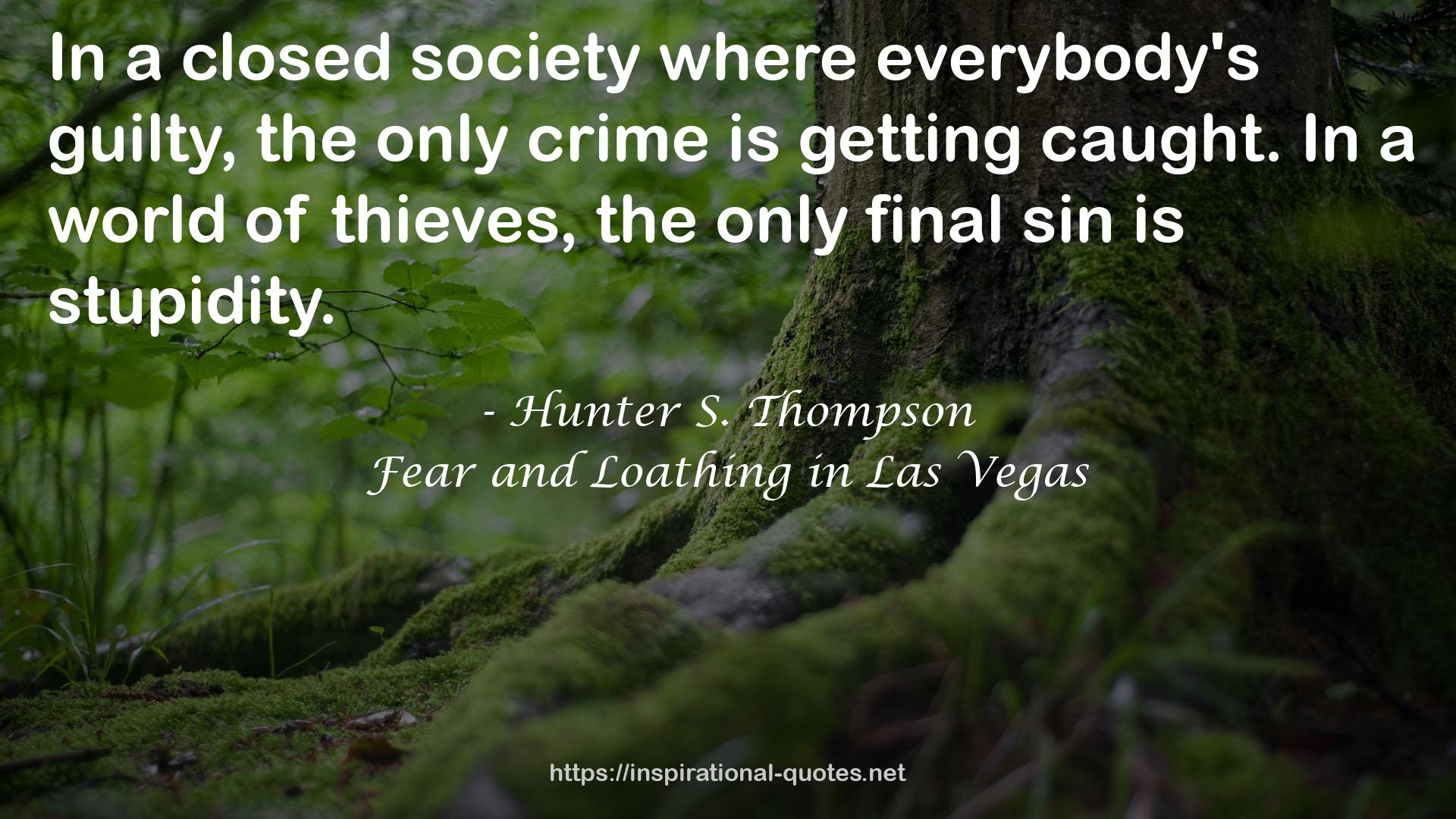 a closed society  QUOTES