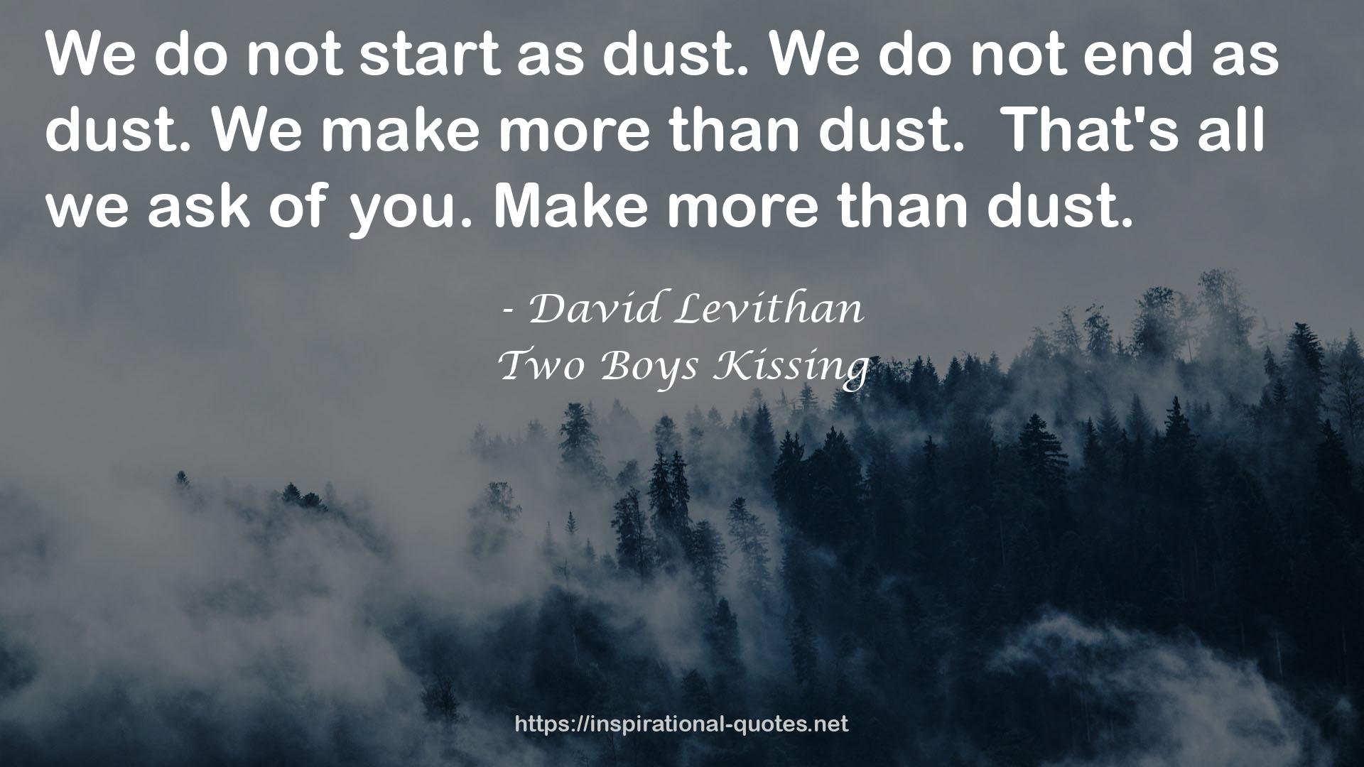 Two Boys Kissing QUOTES