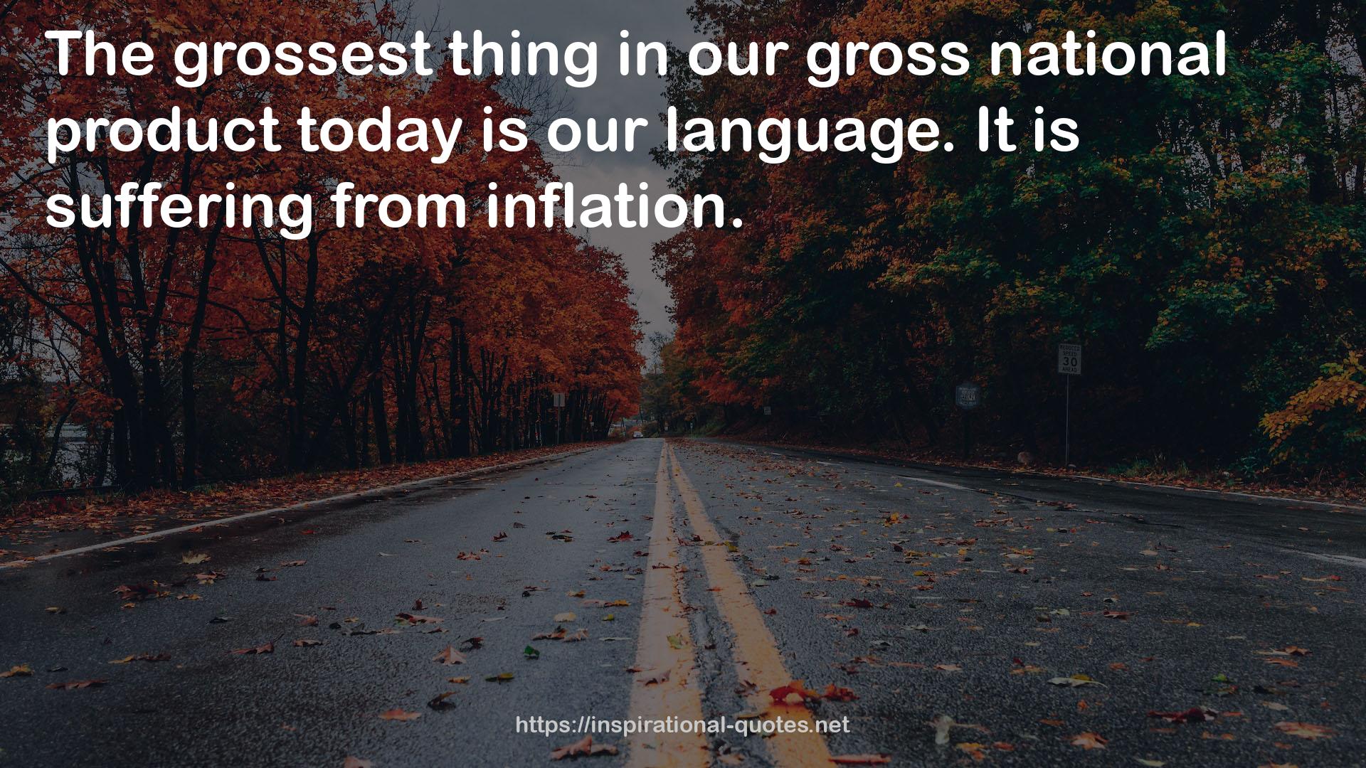 Our Gross National Product  QUOTES