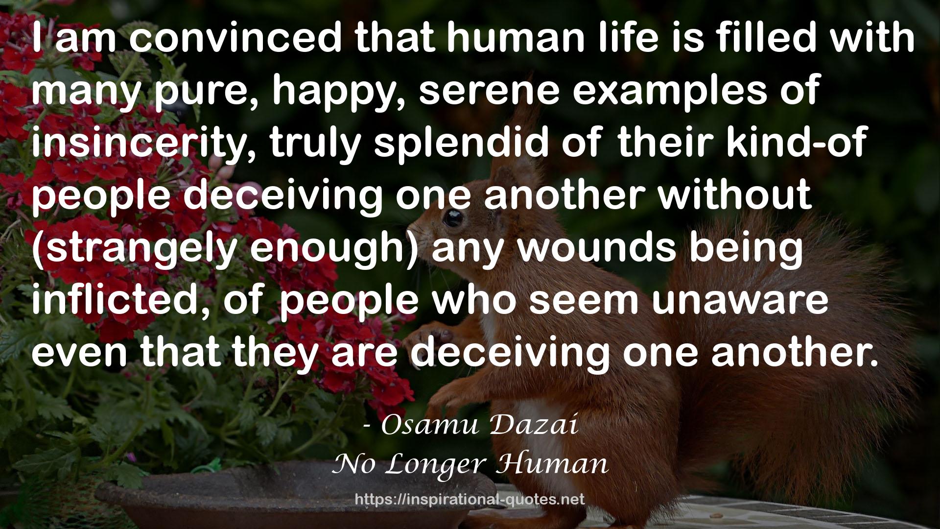 No Longer Human QUOTES