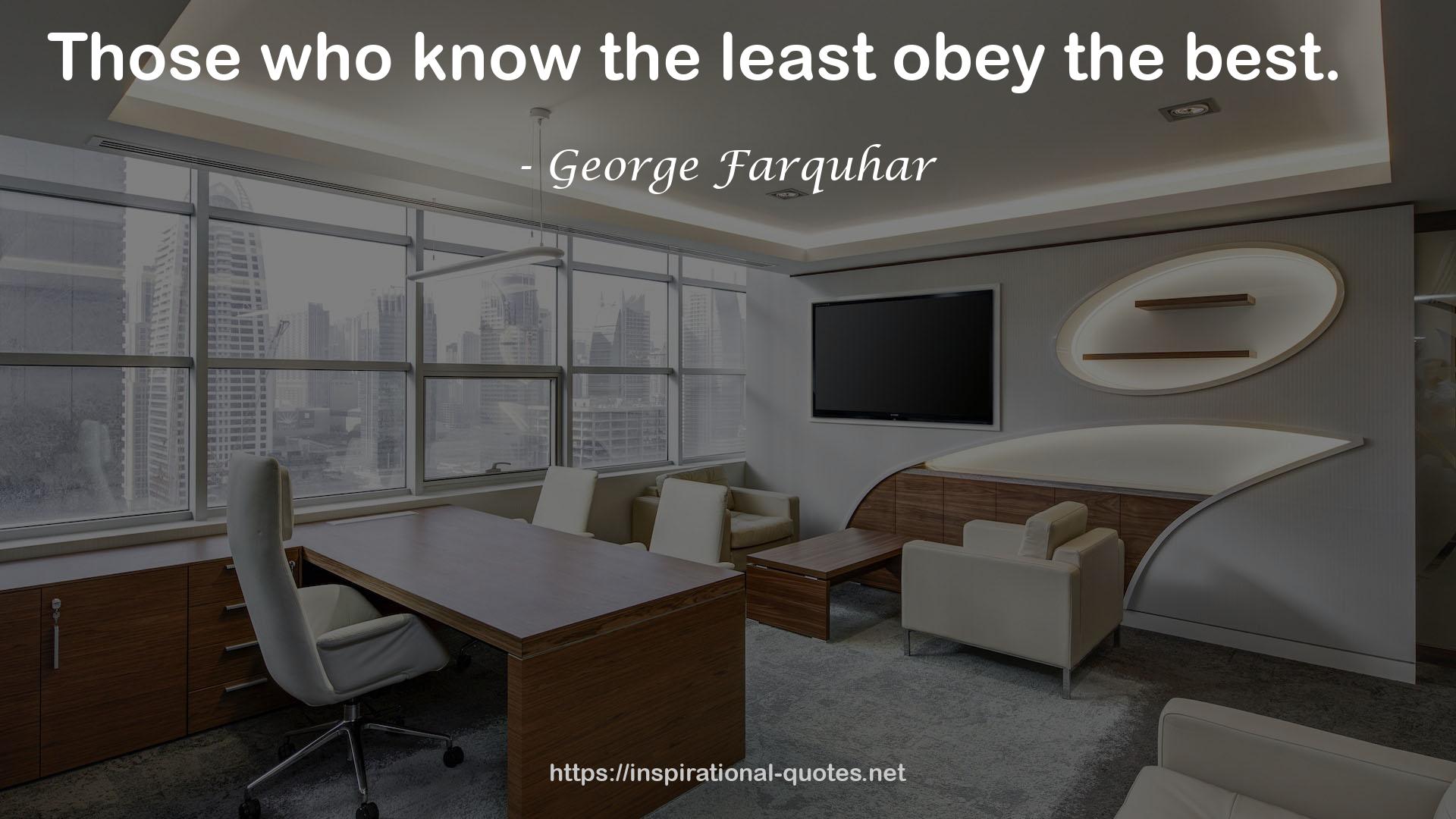 George Farquhar QUOTES