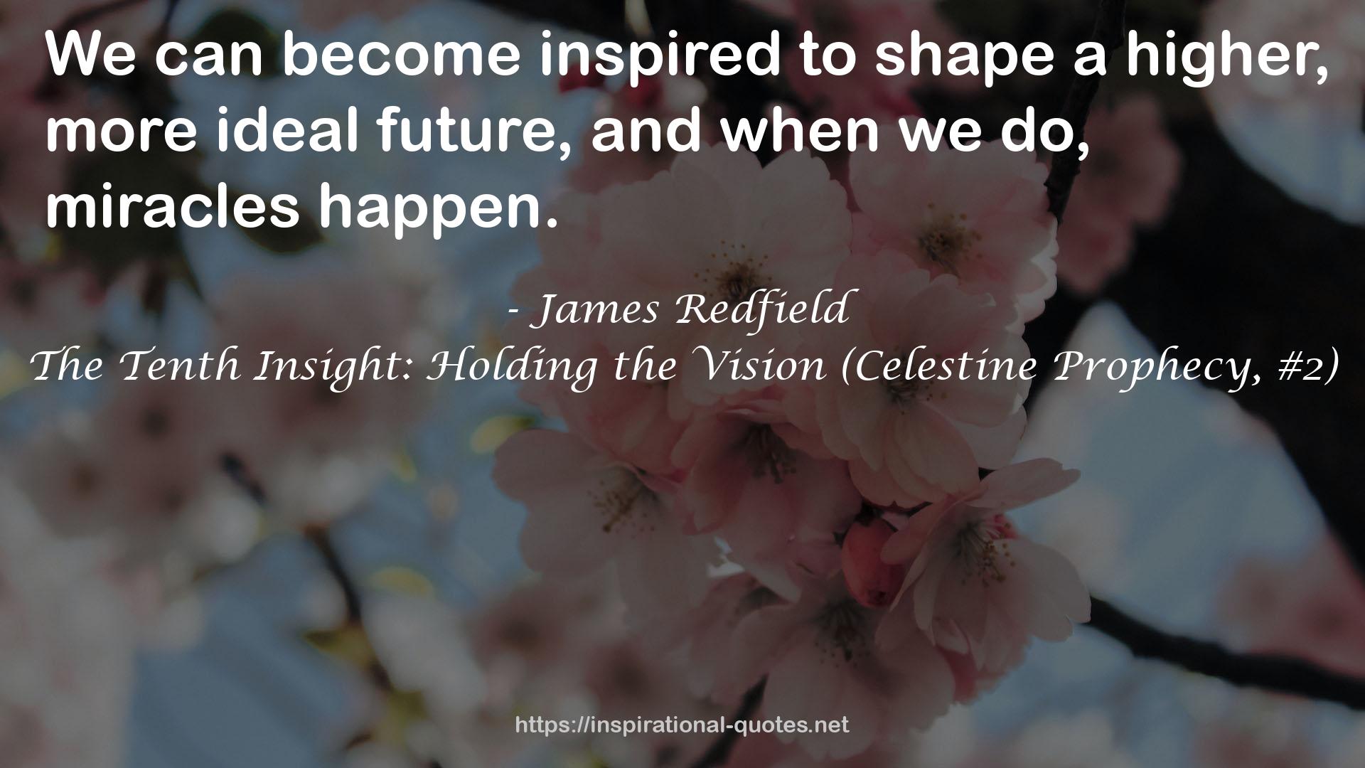 The Tenth Insight: Holding the Vision (Celestine Prophecy, #2) QUOTES