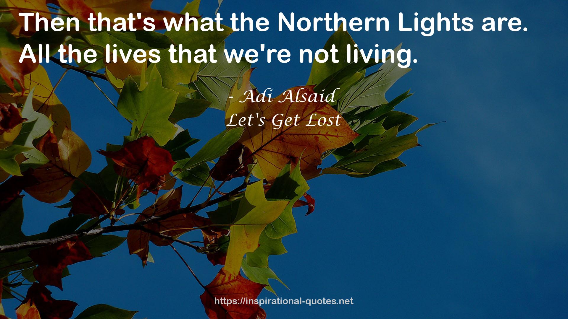 the Northern Lights  QUOTES