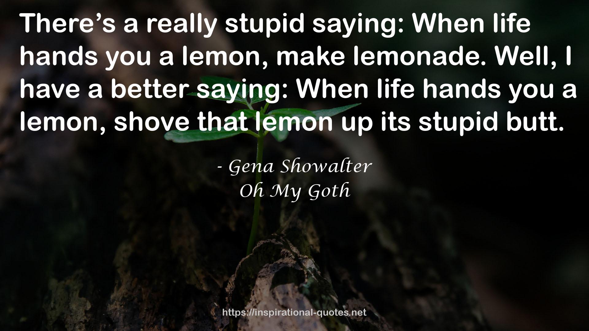 lemon  QUOTES