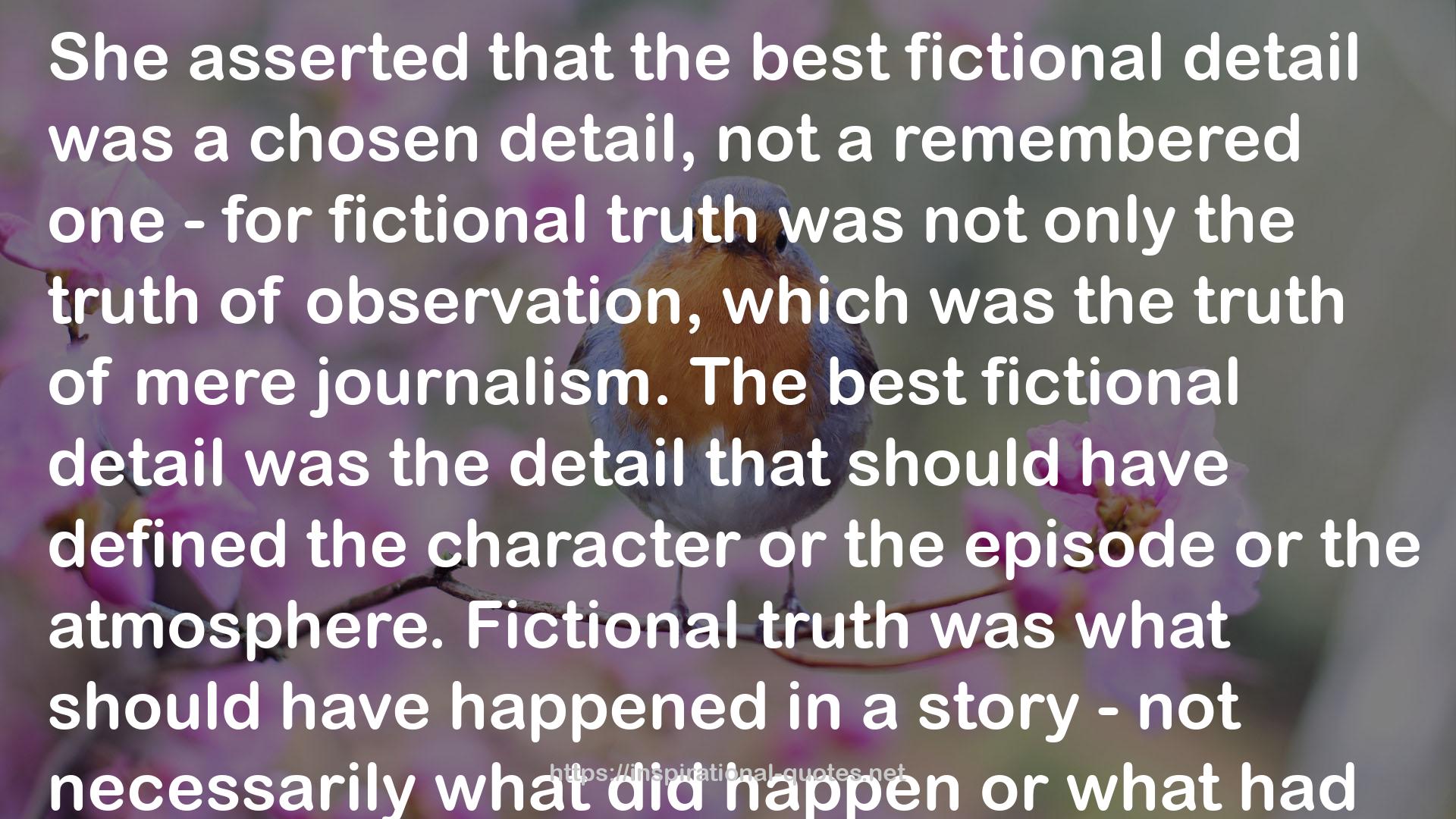 Fictional truth  QUOTES