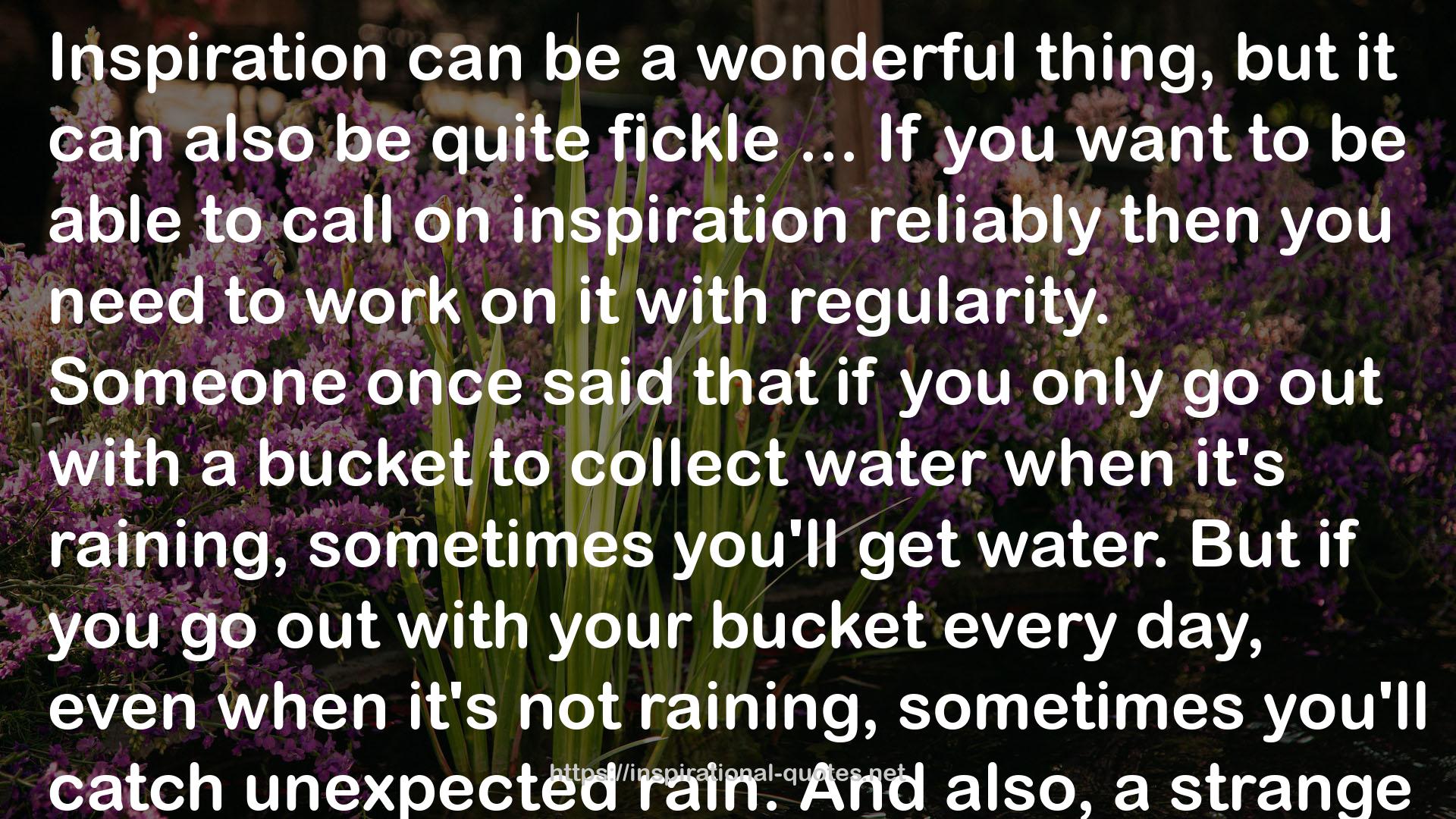 bucket  QUOTES