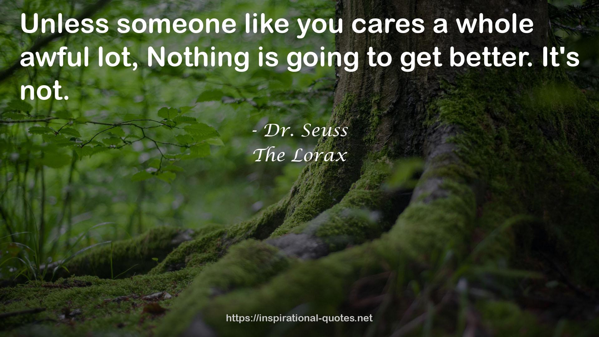 The Lorax QUOTES