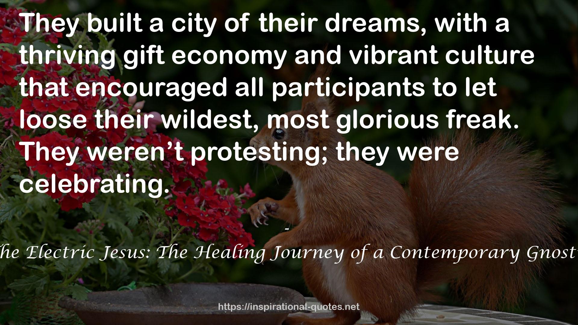 a thriving gift economy  QUOTES