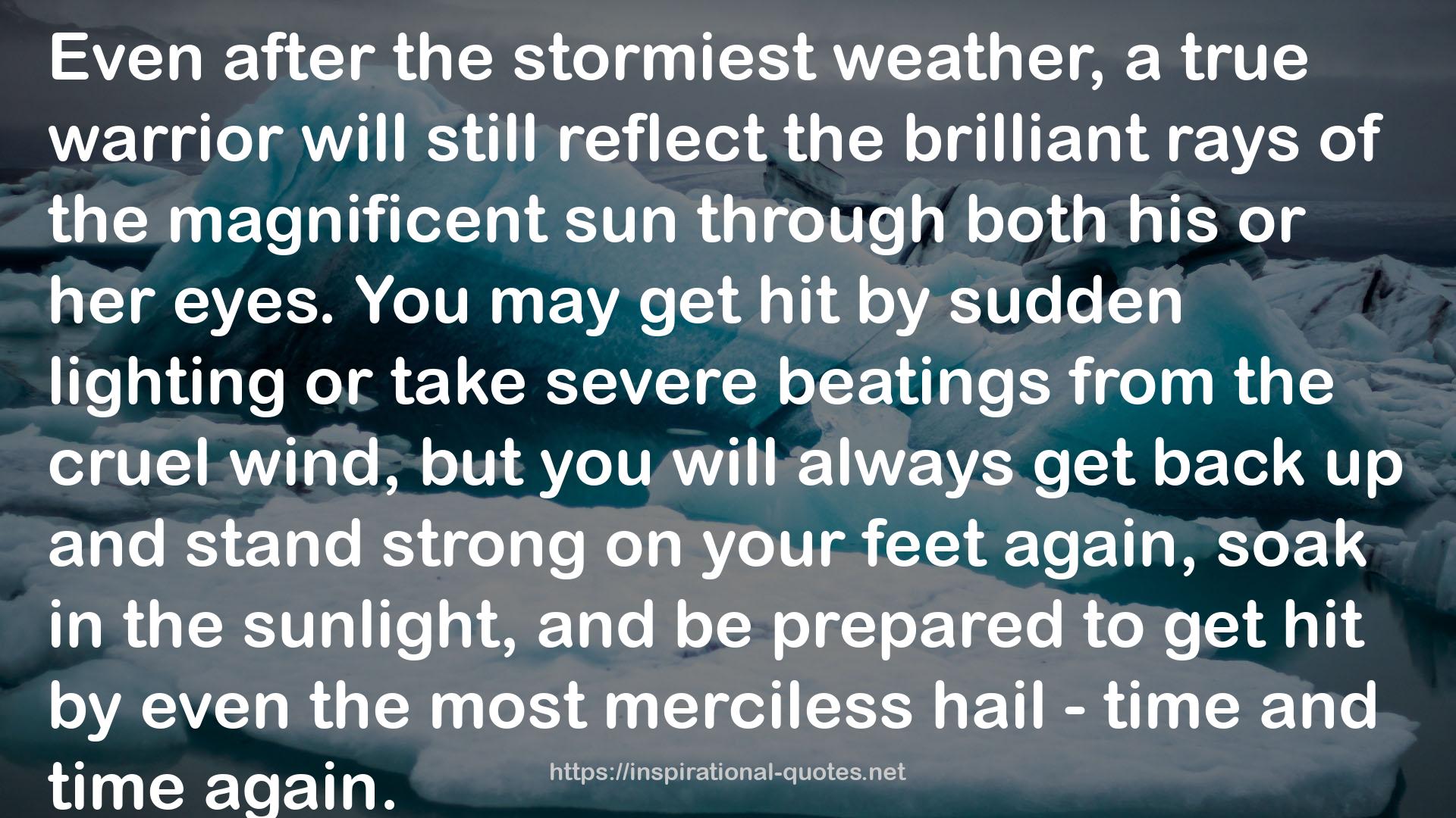 stormiest  QUOTES