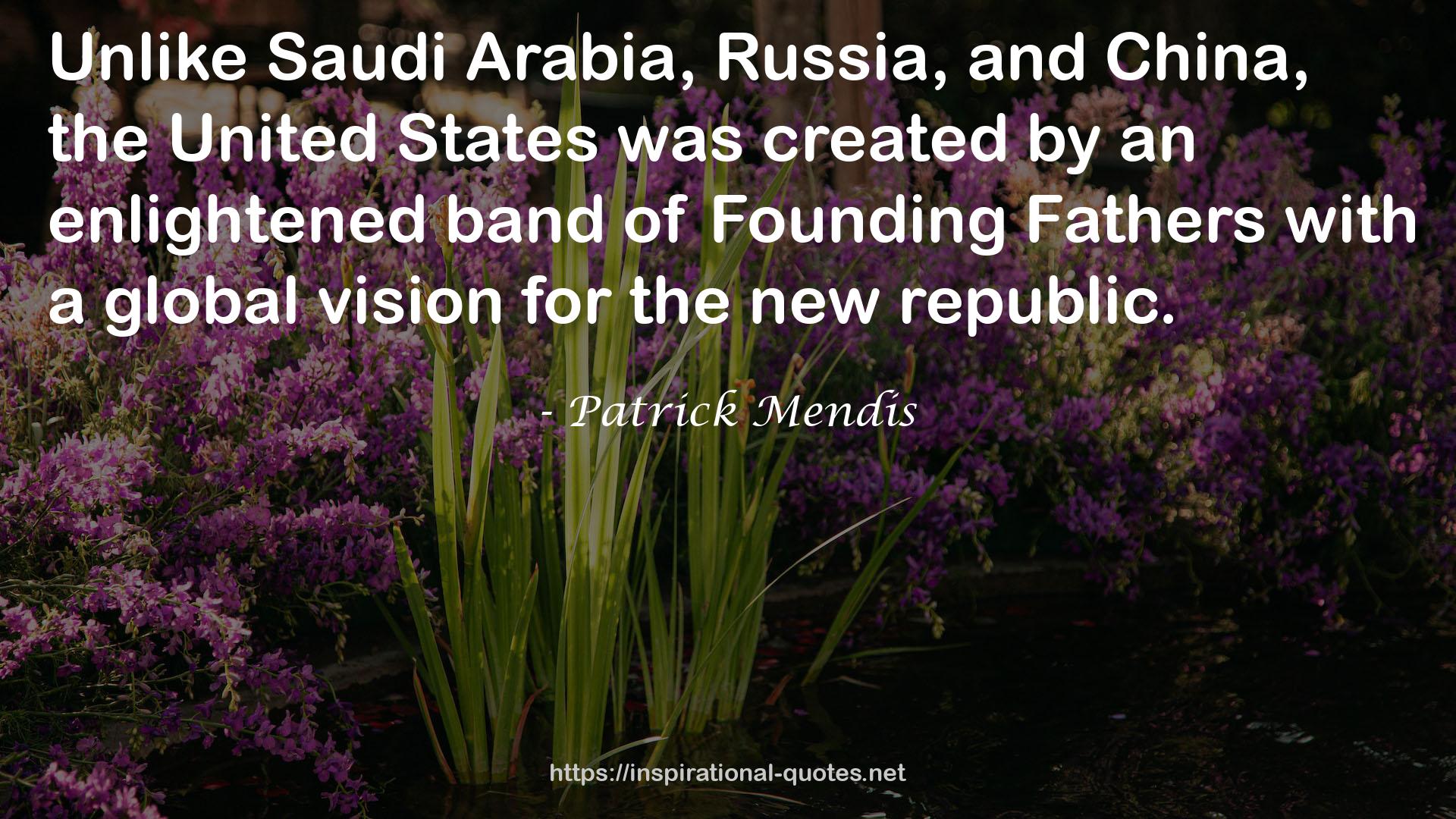 Patrick Mendis QUOTES