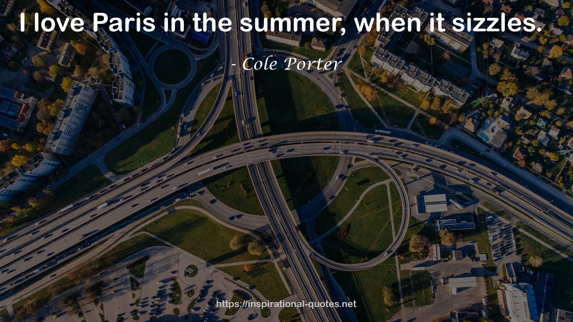 Cole Porter QUOTES