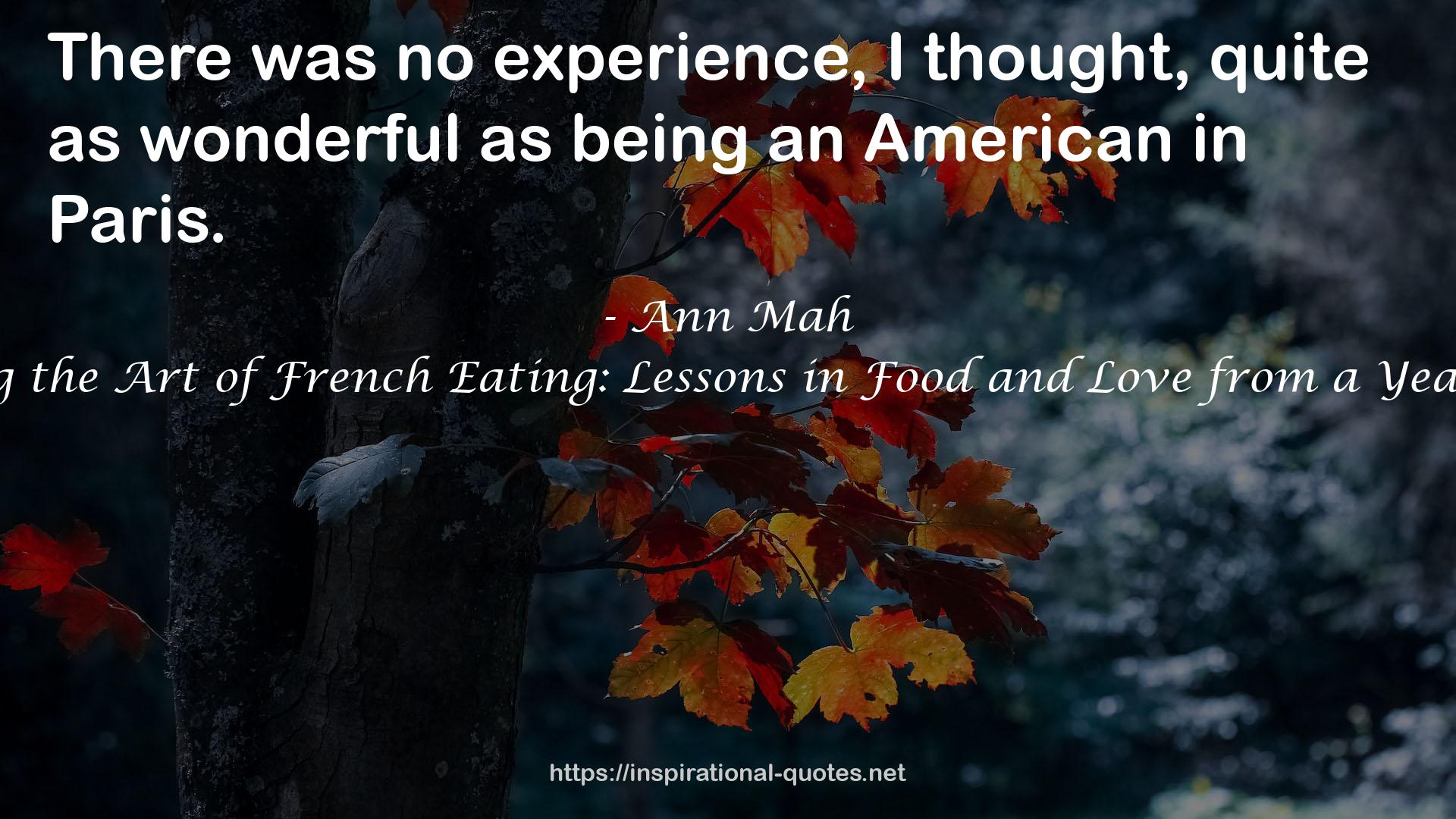 Ann Mah QUOTES