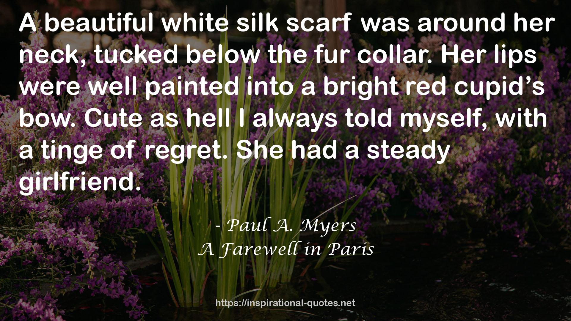 A Farewell in Paris QUOTES