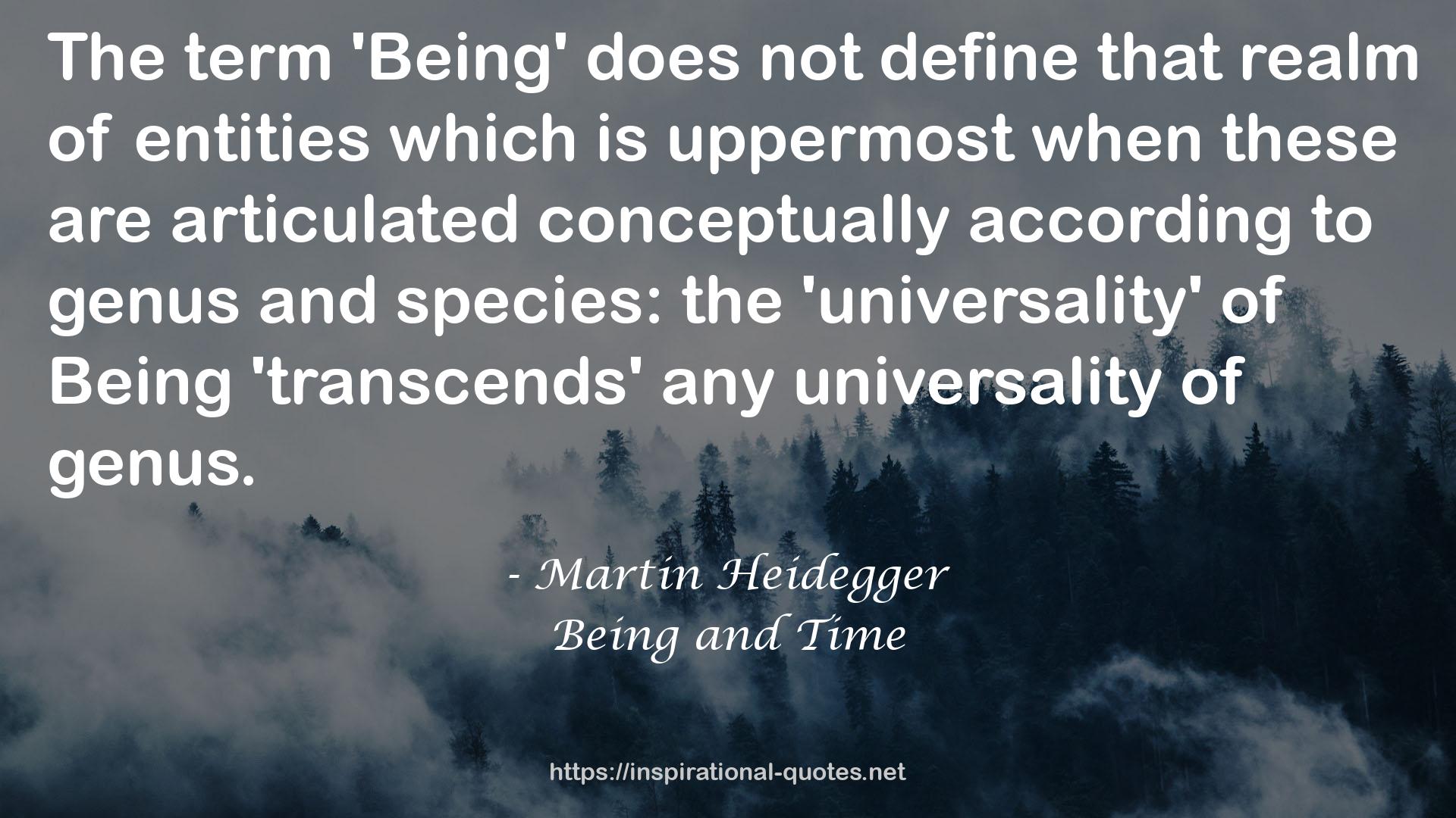 any universality  QUOTES