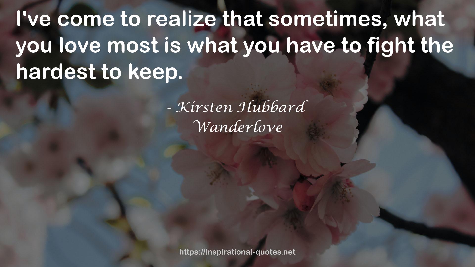 Kirsten Hubbard QUOTES