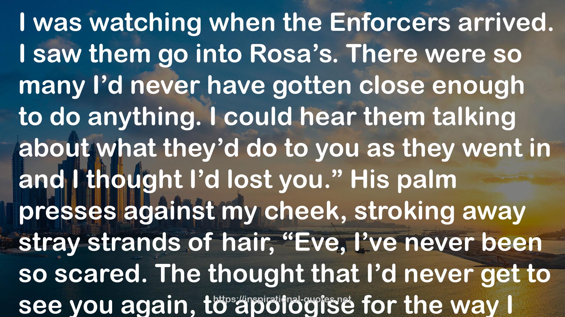the Enforcers  QUOTES