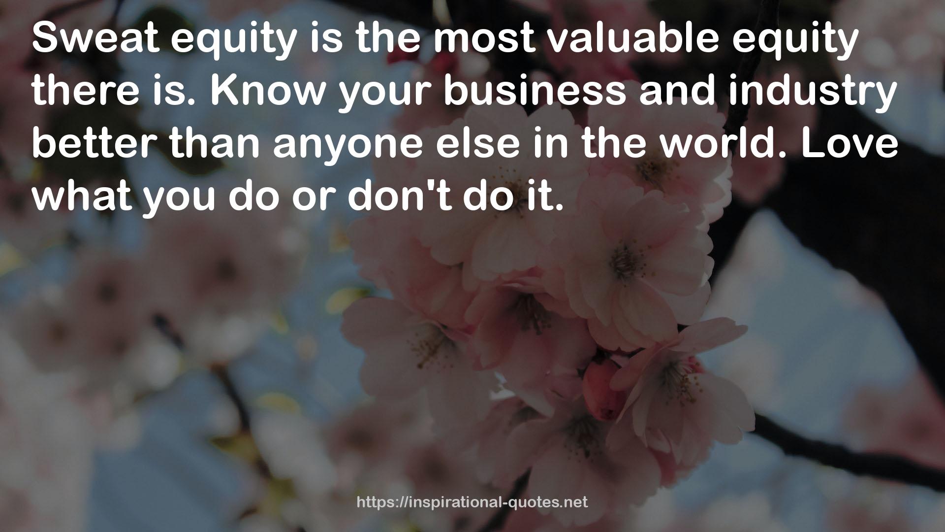 the most valuable equity  QUOTES