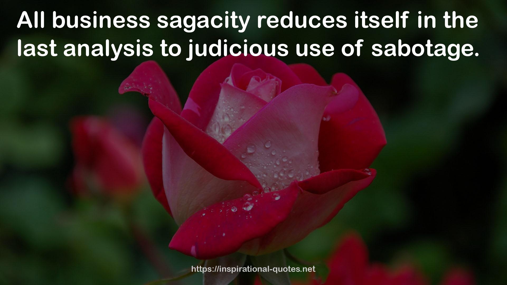 judicious use  QUOTES