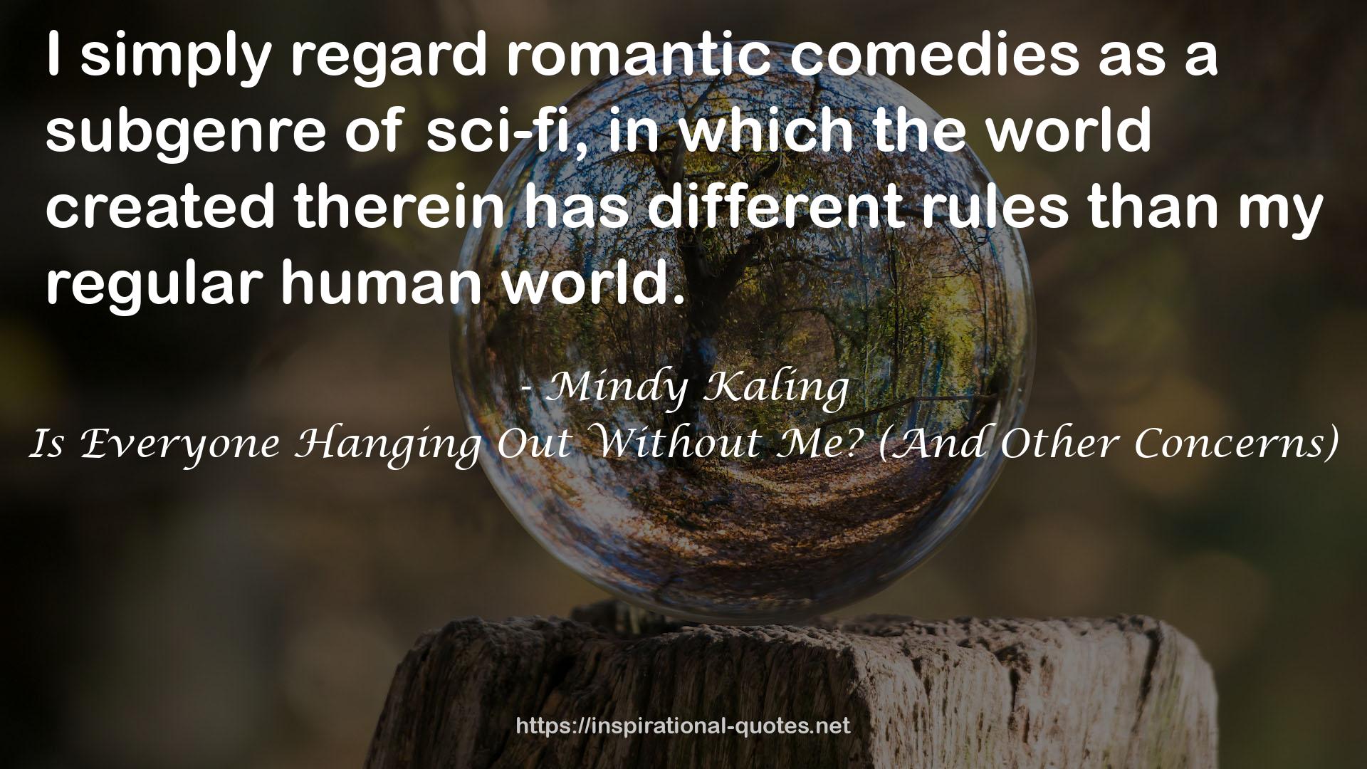 romantic comedies  QUOTES