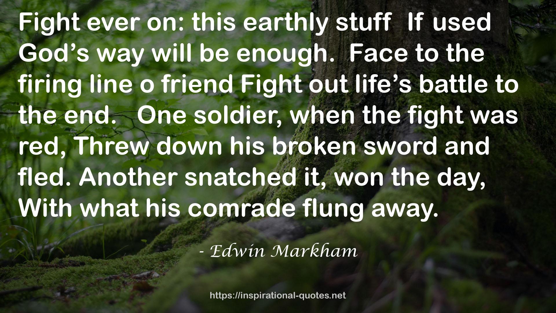 Edwin Markham QUOTES