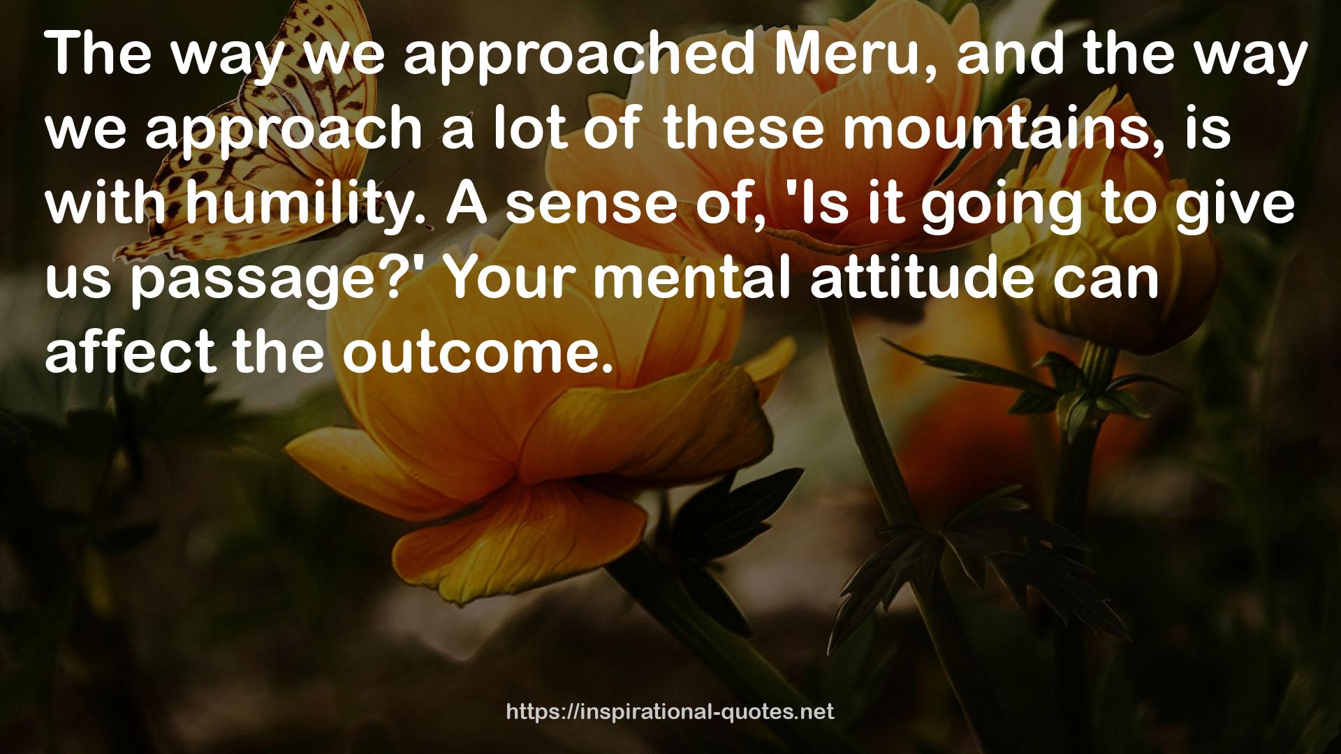your mental attitude  QUOTES