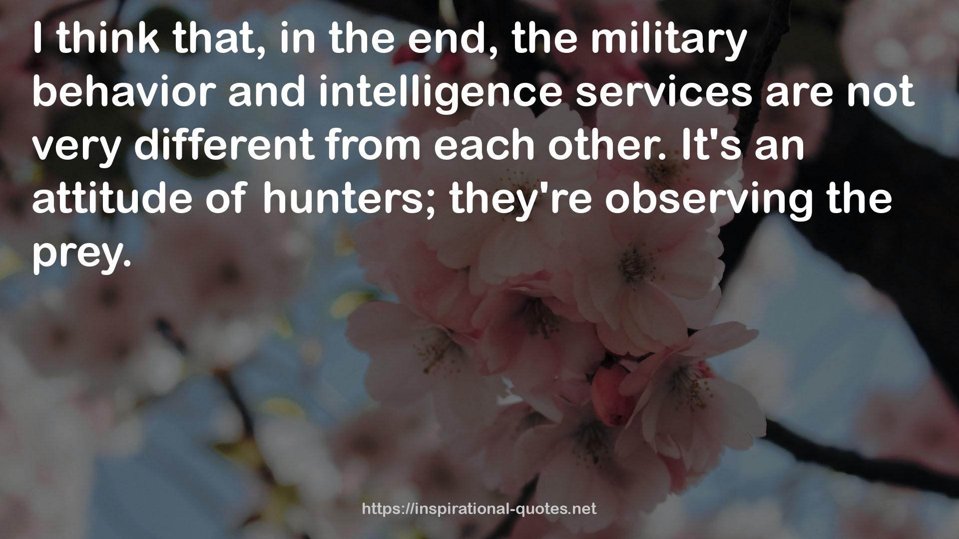 intelligence services  QUOTES