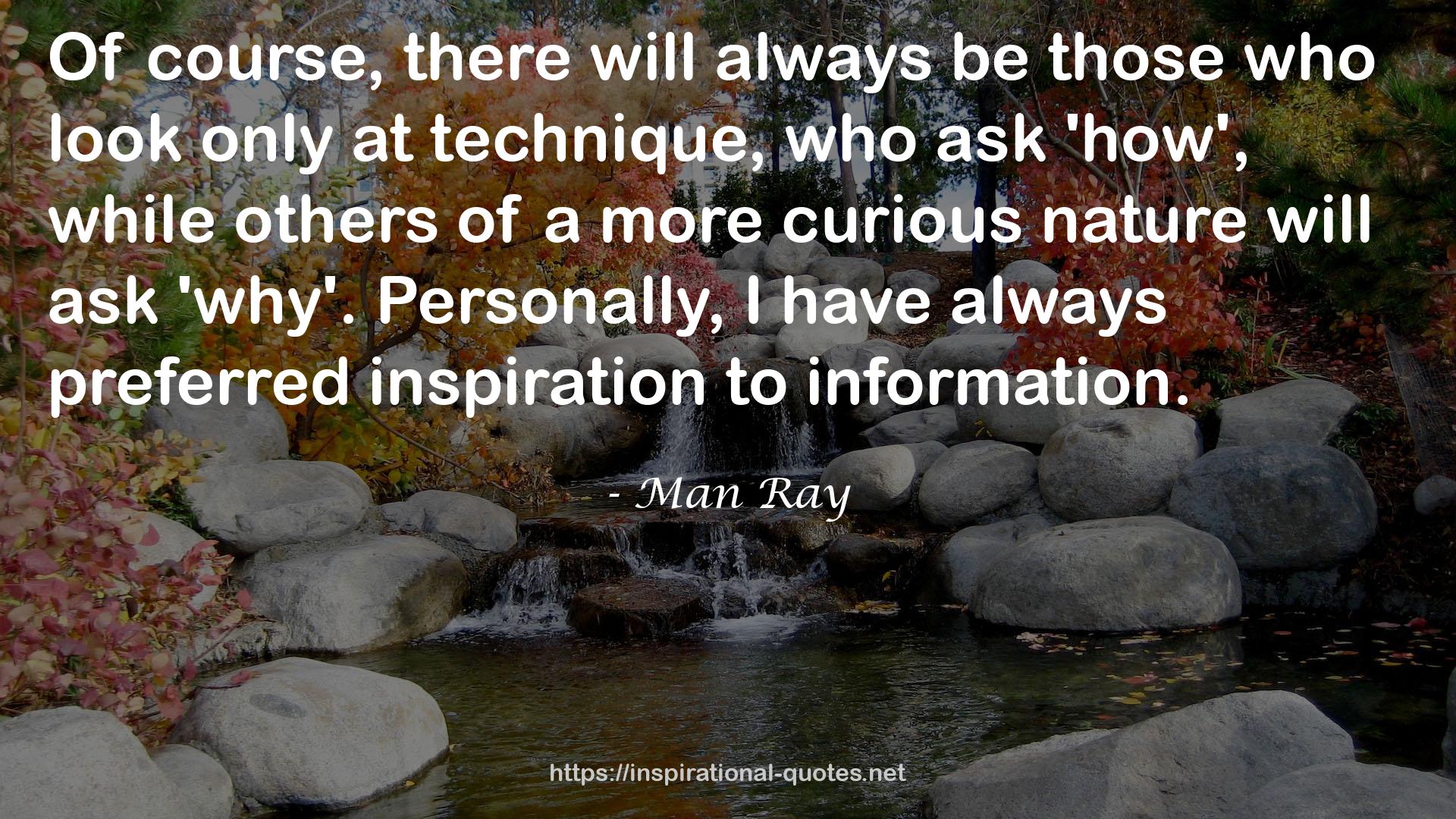 Man Ray QUOTES