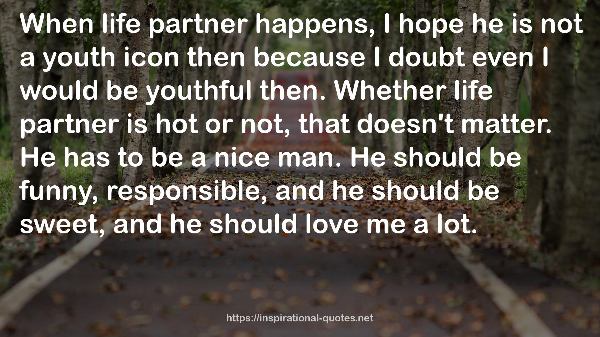 life partner  QUOTES