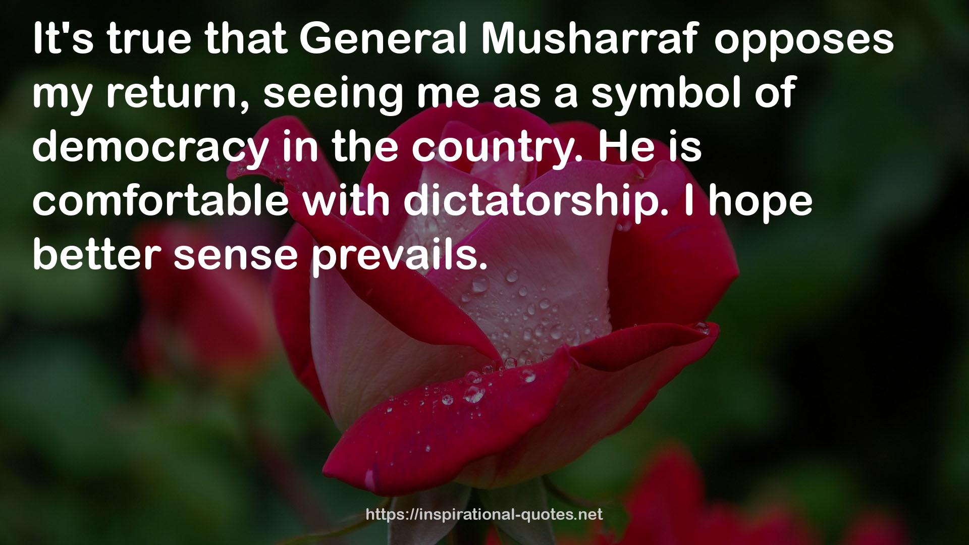 Musharraf  QUOTES