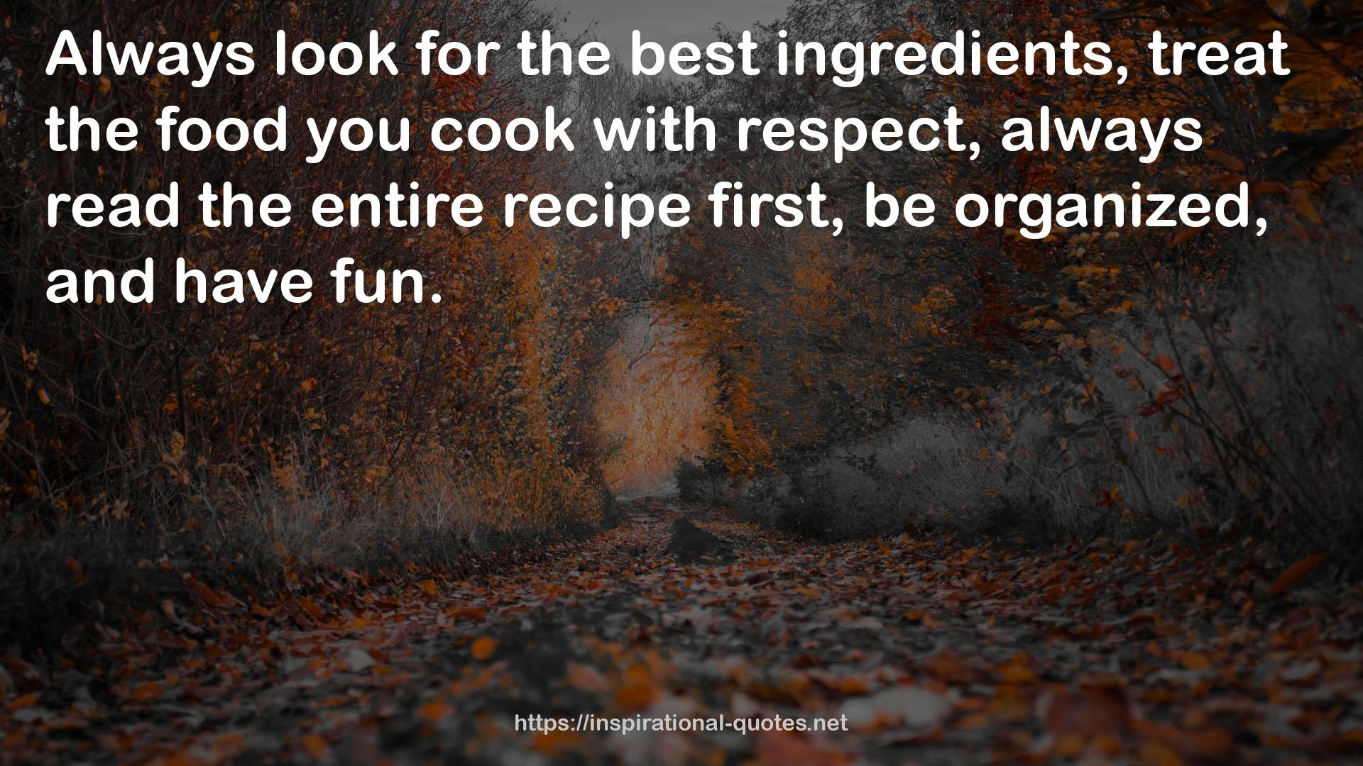 recipe  QUOTES