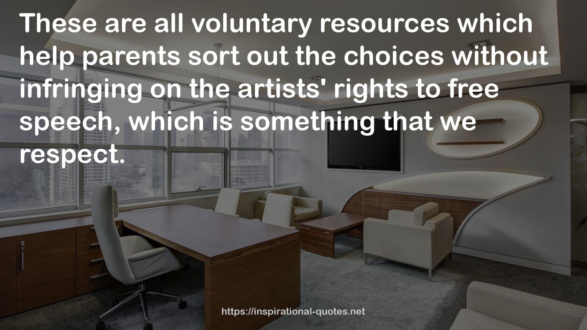 voluntary resources  QUOTES