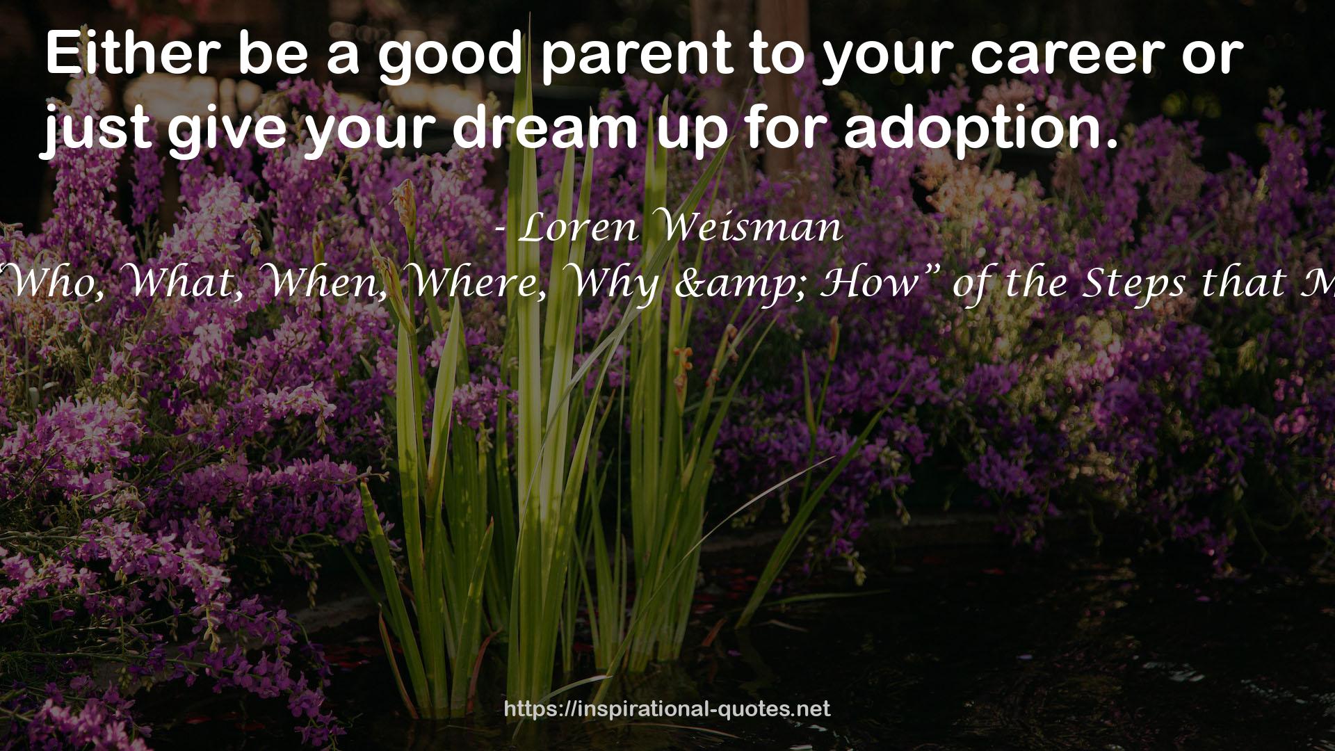 a good parent  QUOTES