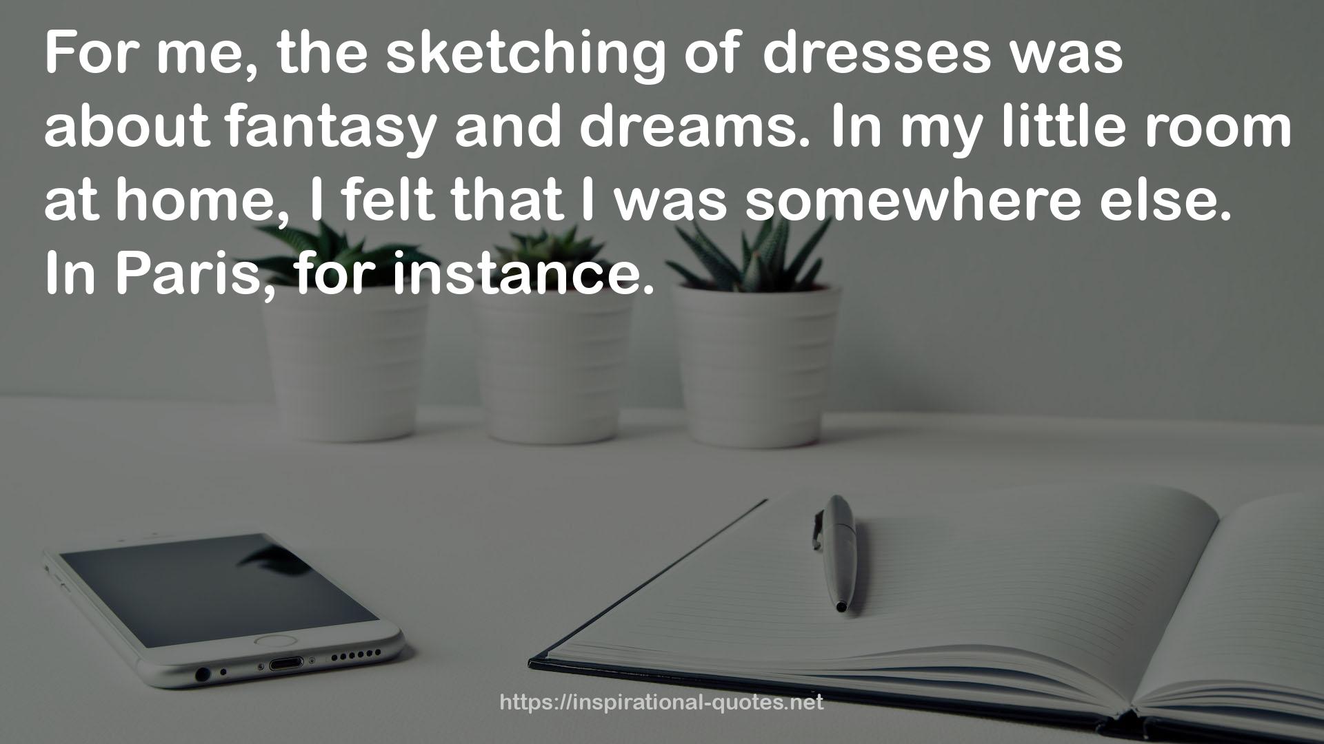 the sketching  QUOTES