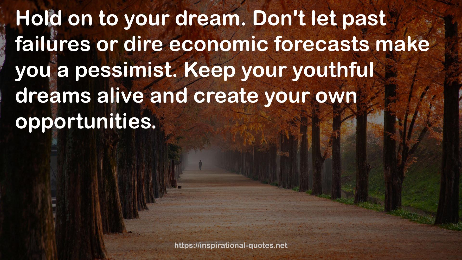 your youthful dreams  QUOTES