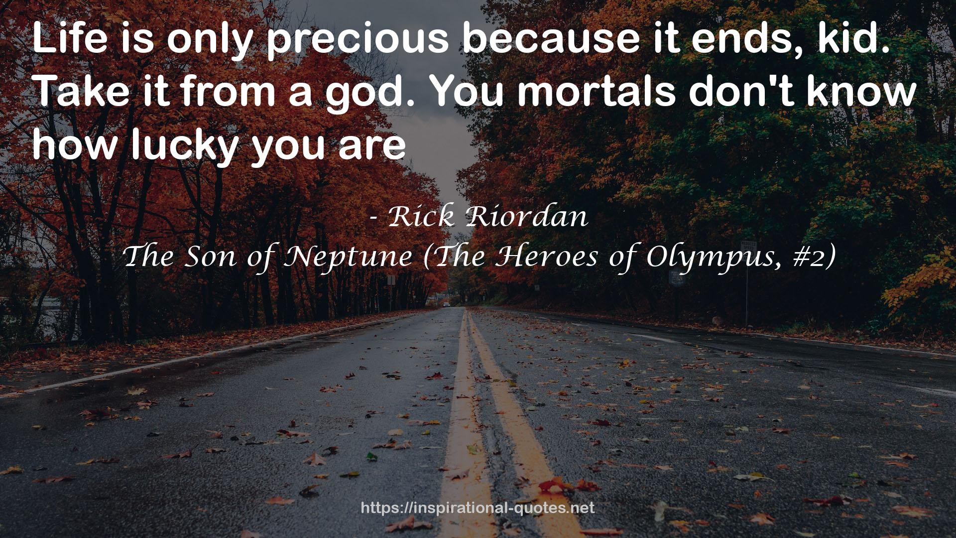 The Son of Neptune (The Heroes of Olympus, #2) QUOTES