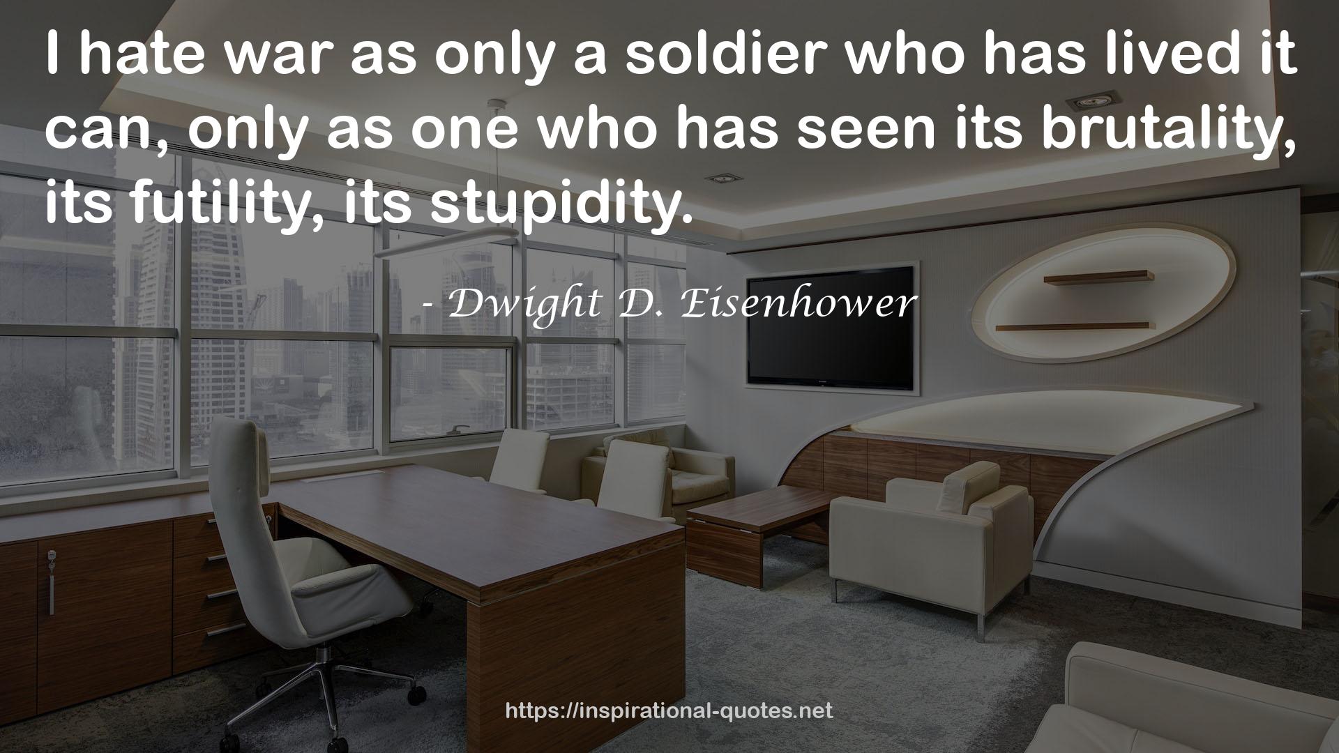 only a soldier  QUOTES