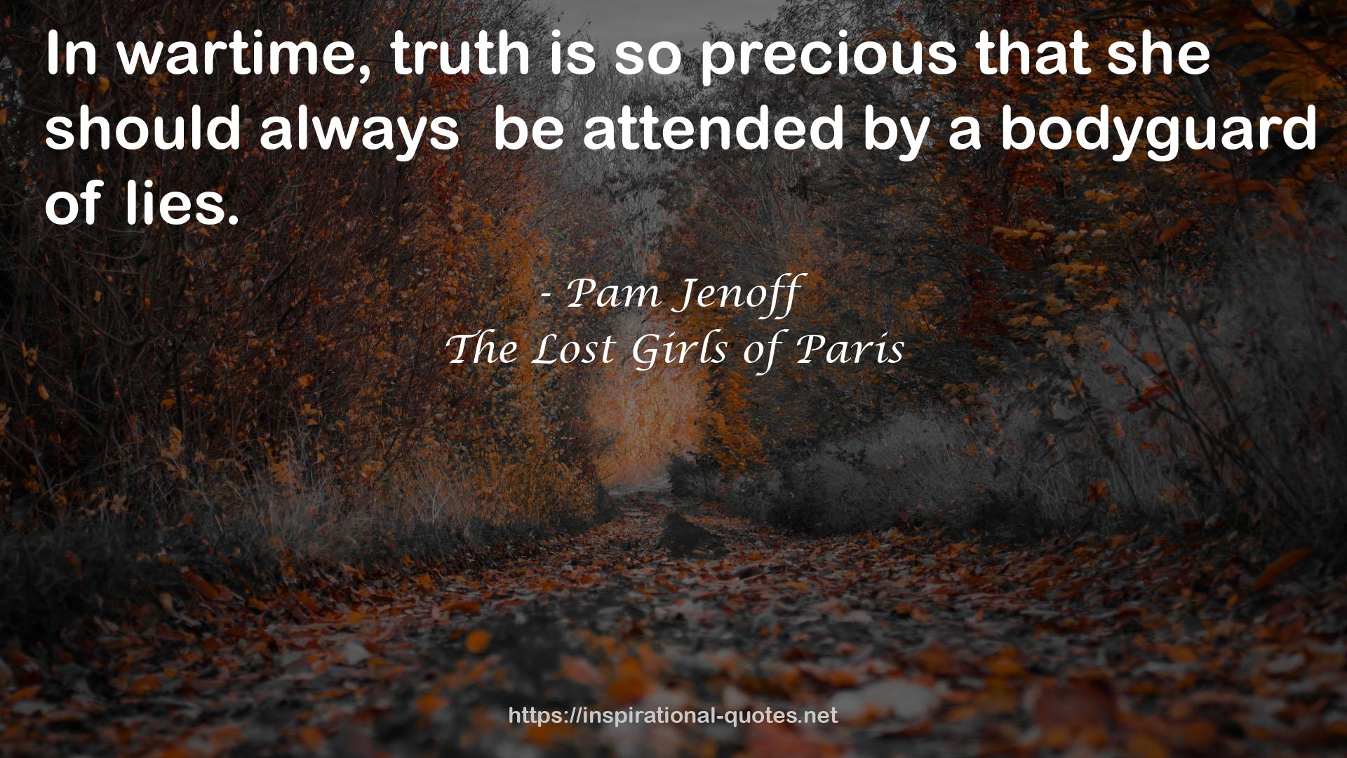 The Lost Girls of Paris QUOTES