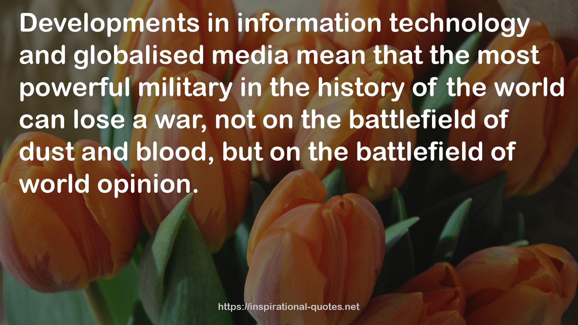 globalised media  QUOTES