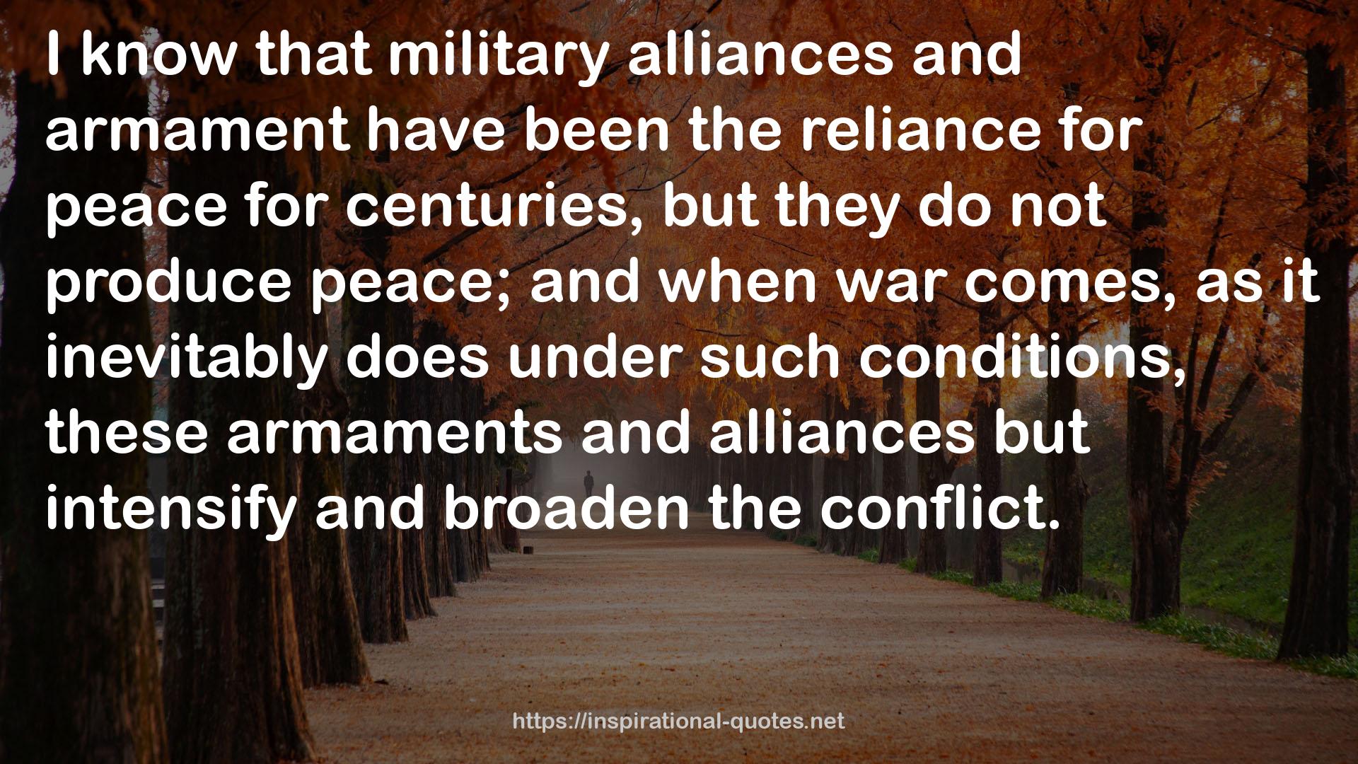 military alliances  QUOTES