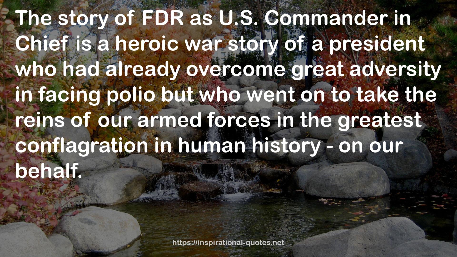 a heroic war story  QUOTES