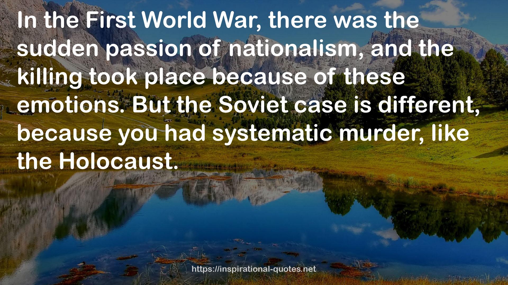 the Soviet case  QUOTES