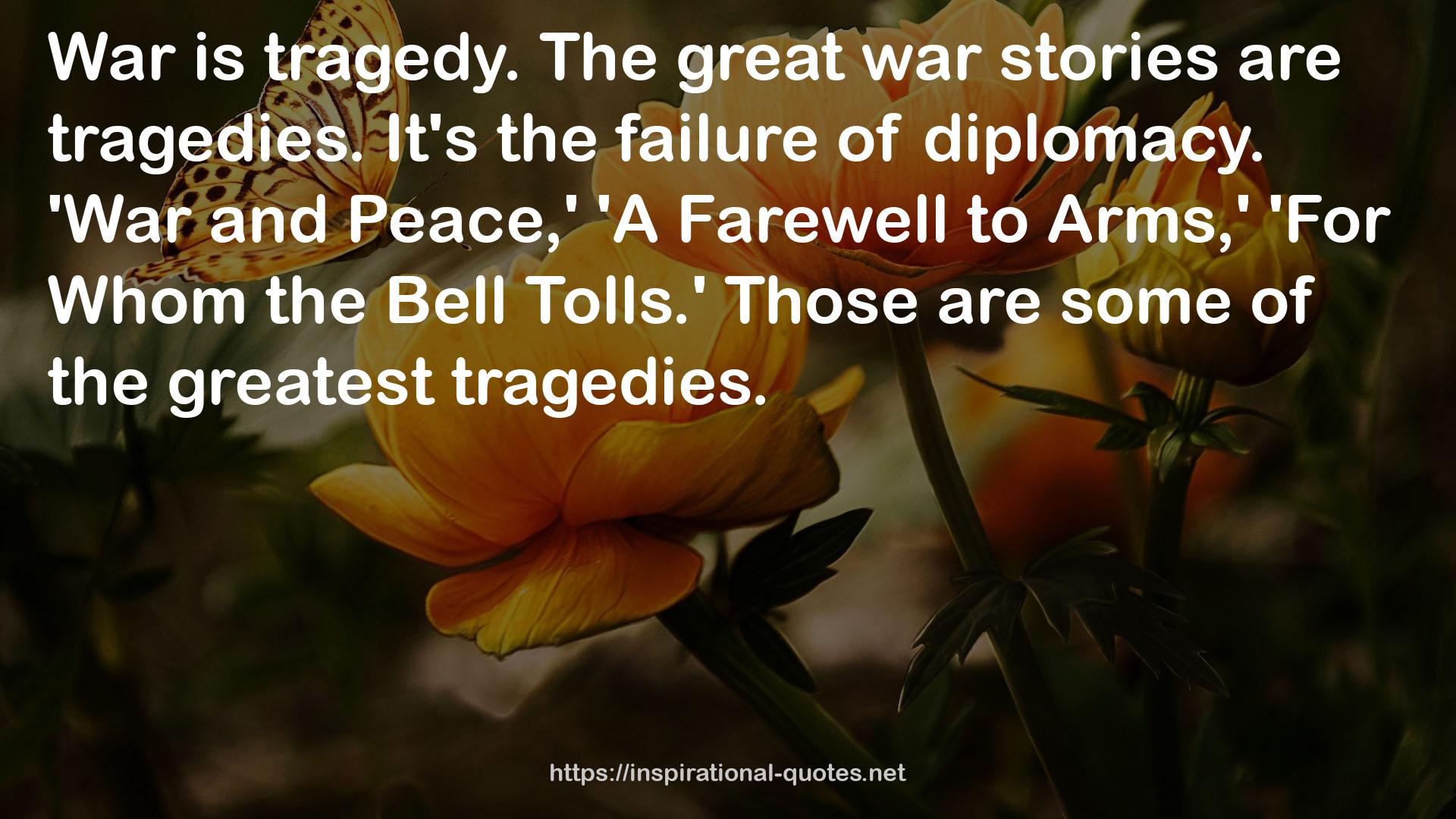 The great war stories  QUOTES