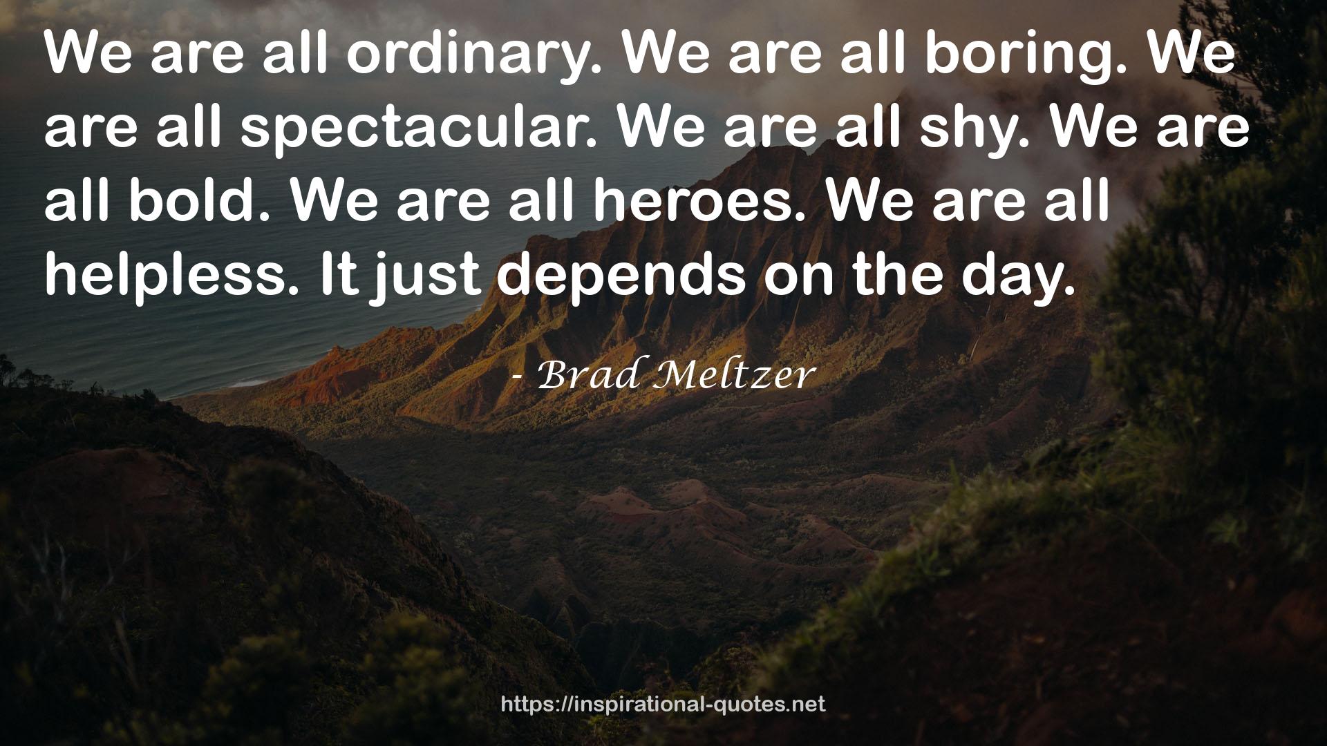 Brad Meltzer QUOTES