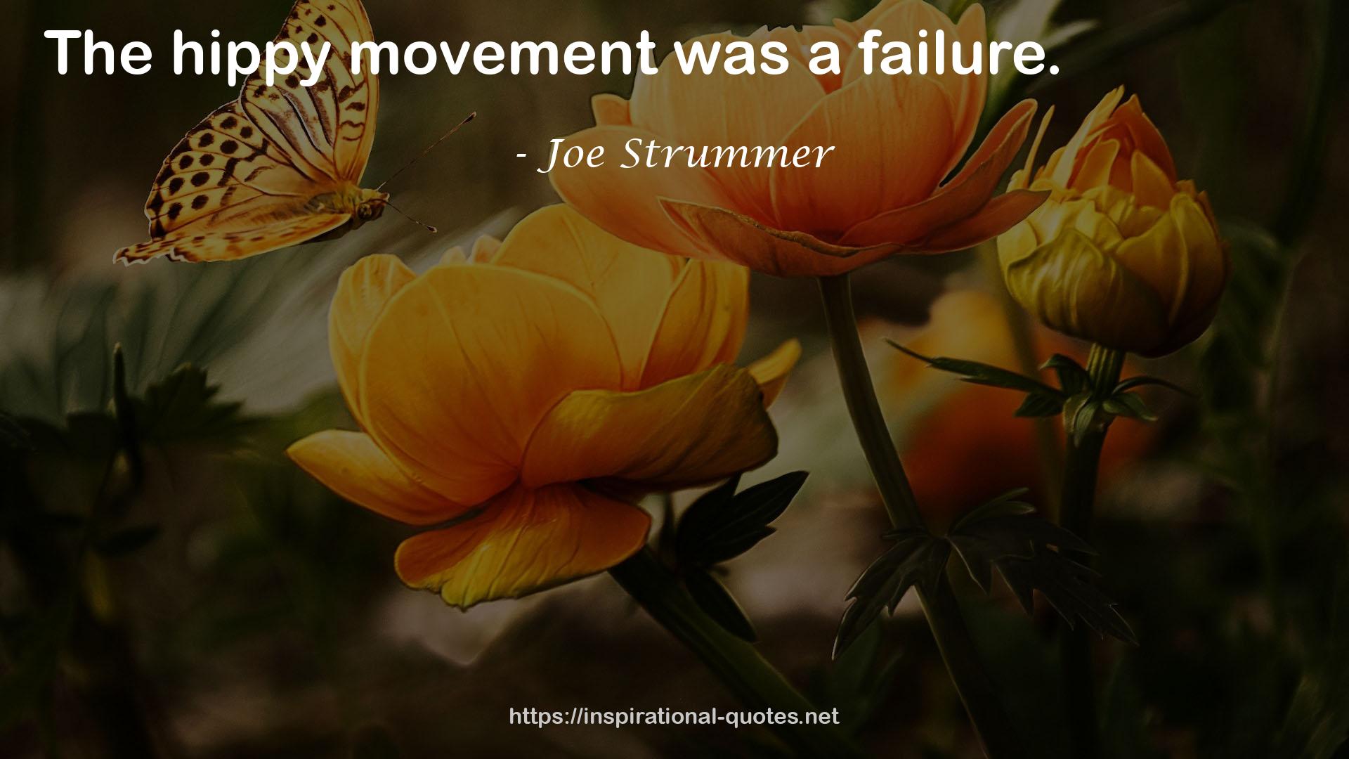 Joe Strummer QUOTES