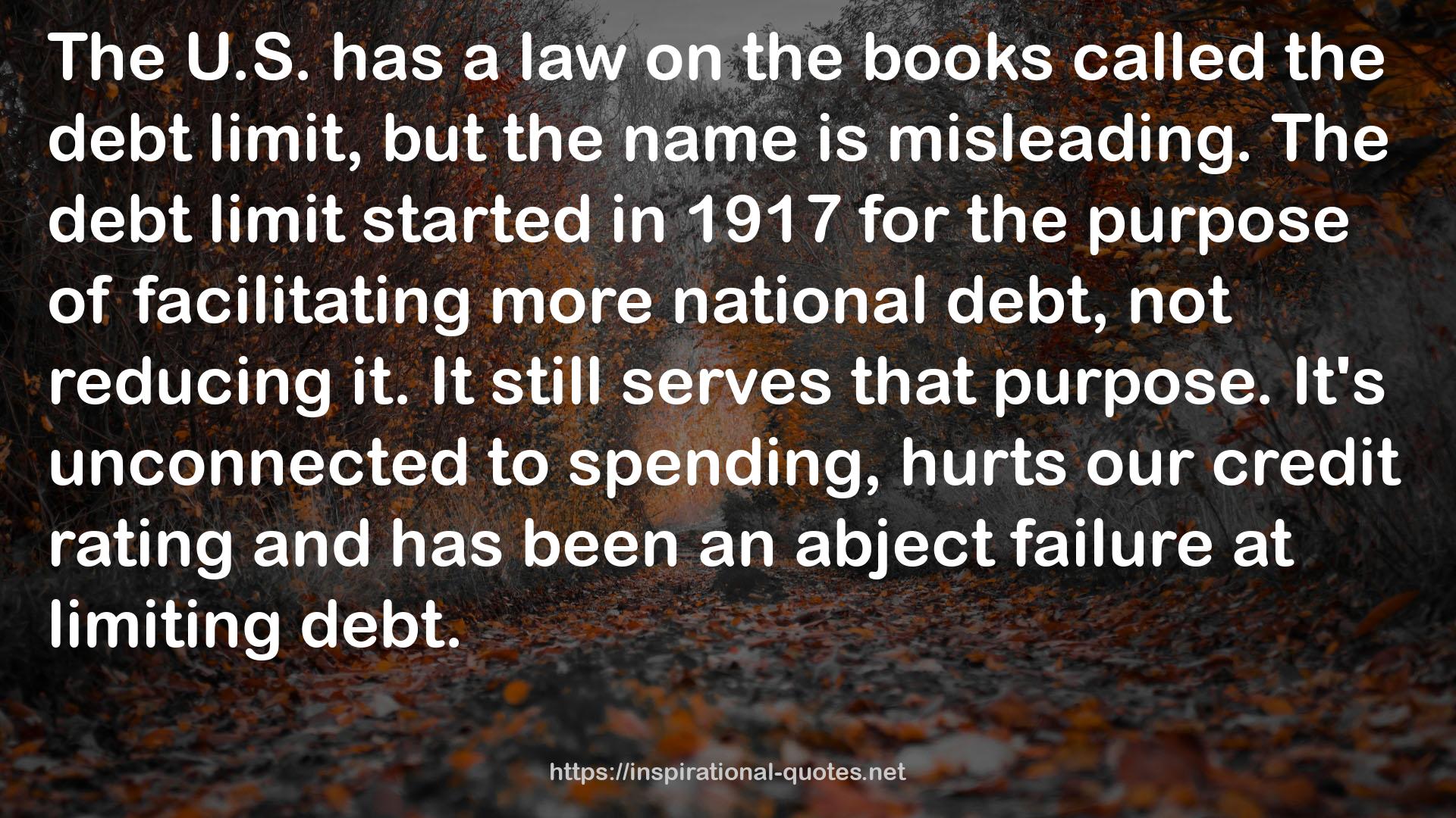 the debt limit  QUOTES